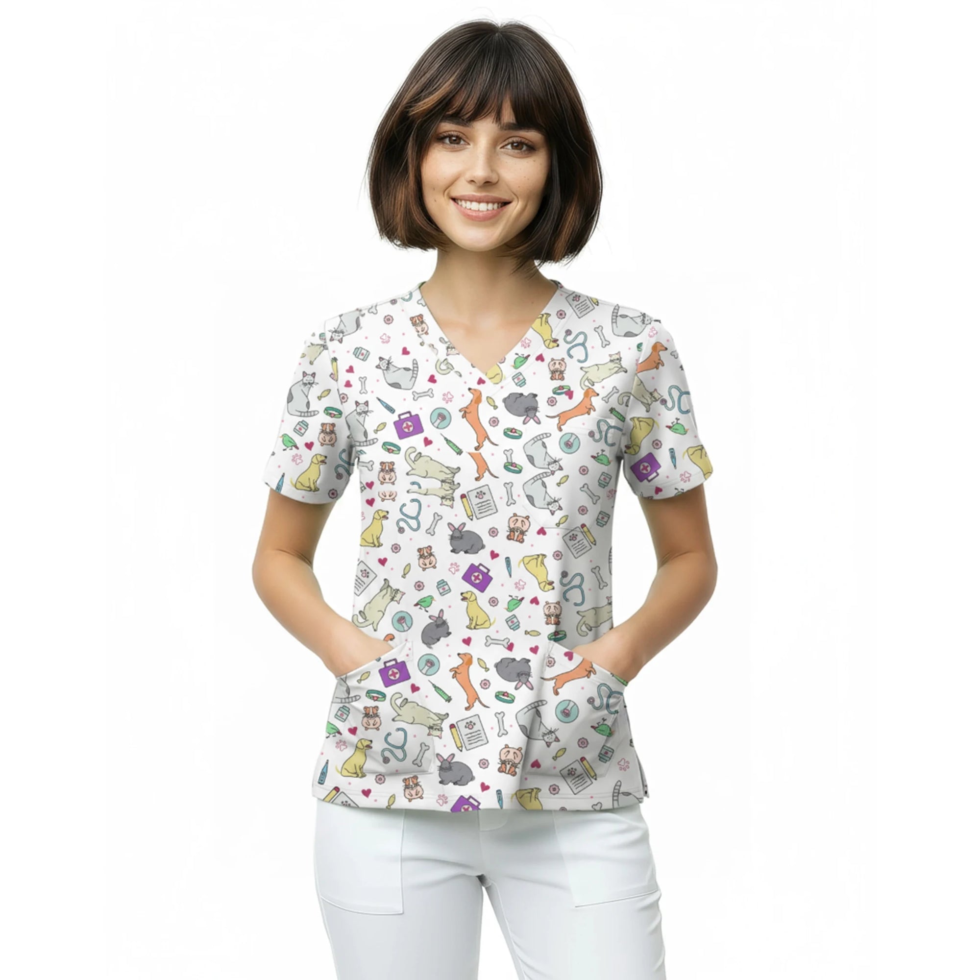 Casaca Veterinaria de Nurse is Love para enfermería y sanidad