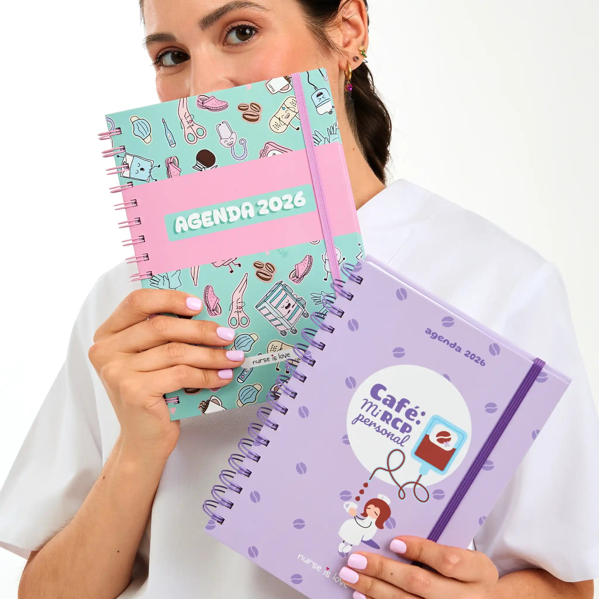 Agenda para Enfermeras Café RCP de Nurse is Love para enfermería y sanidad