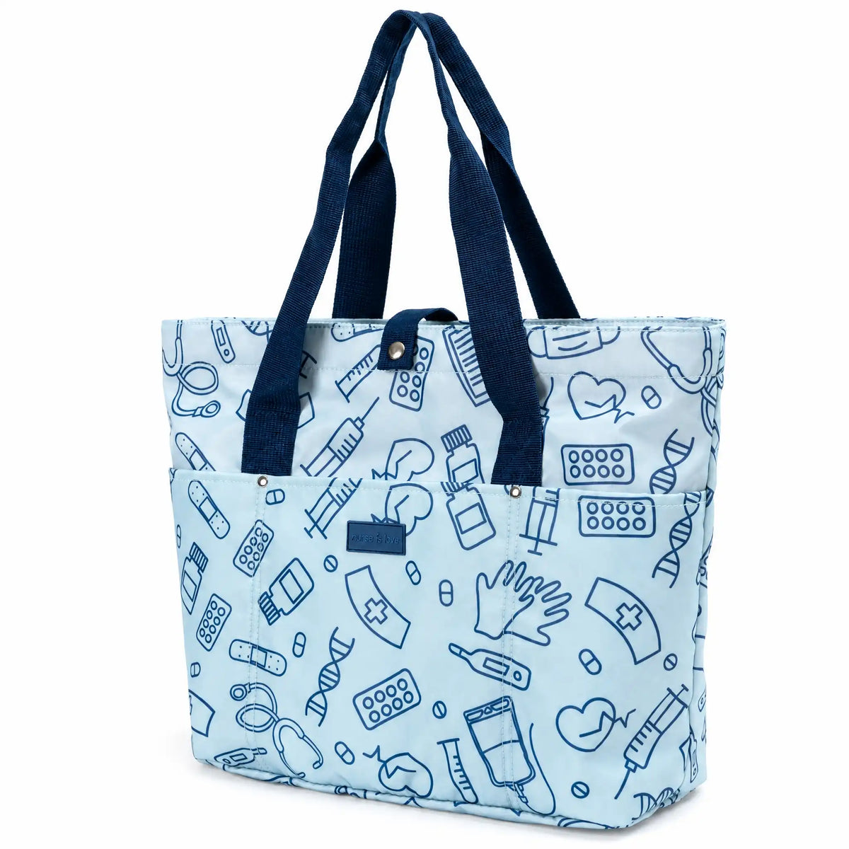 Bolso Azul Instrumentos de Nurse is Love para enfermería y sanidad