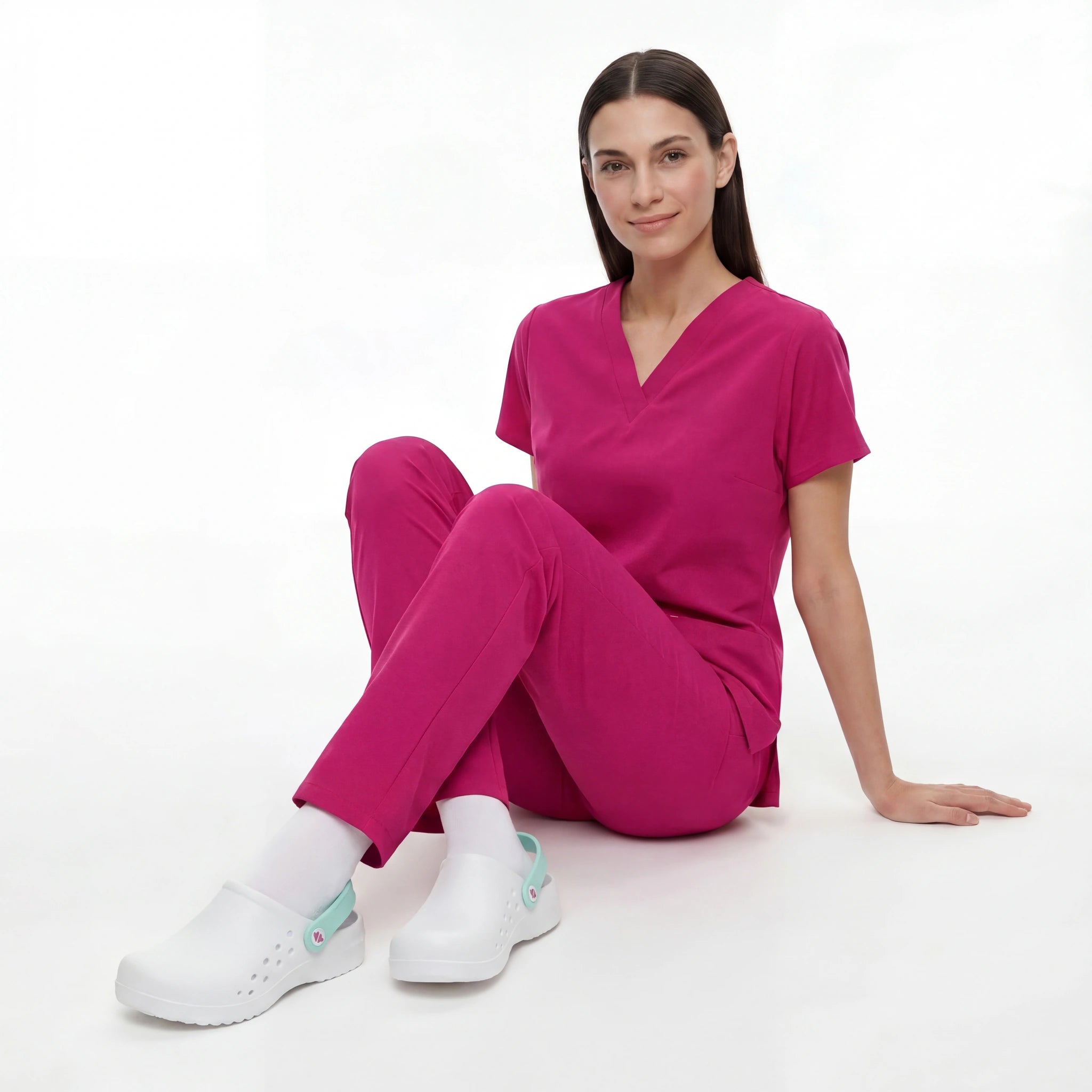 Zuecos para Enfermeras Blanco de Nurse is Love para enfermería y sanidad