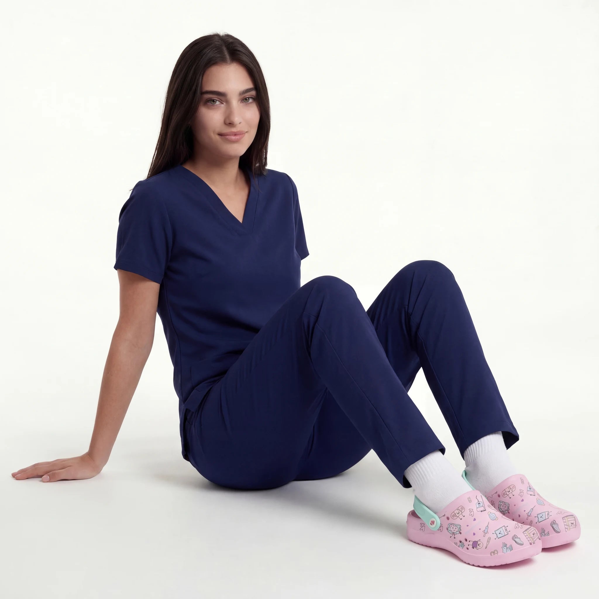 Zuecos para Enfermeras Rosa Café de Nurse is Love para enfermería y sanidad
