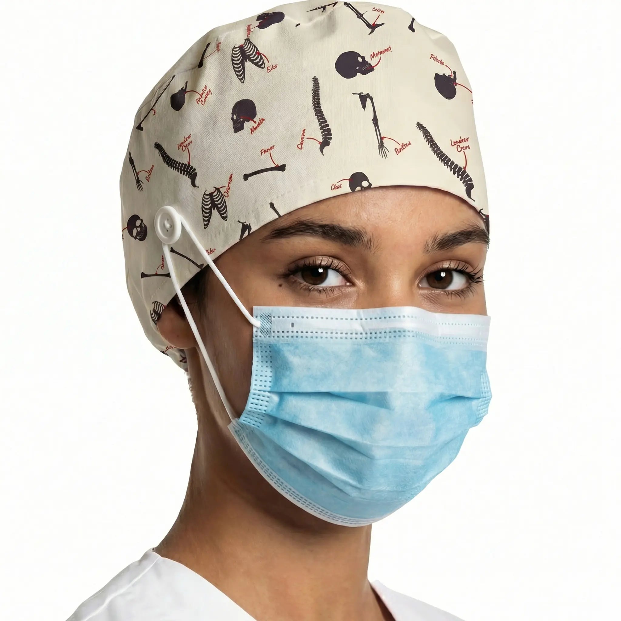 Gorro Huesos para Enfermeras de Nurse is Love para enfermería y sanidad
