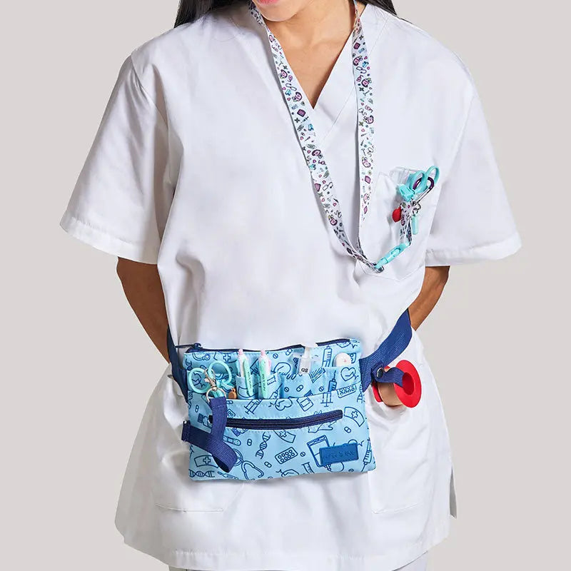 Set para Enfermera Organizador Riñonera - Tijeras Enfermeria Pico de Pato - Unisex de Nurse is Love para enfermería y sanidad