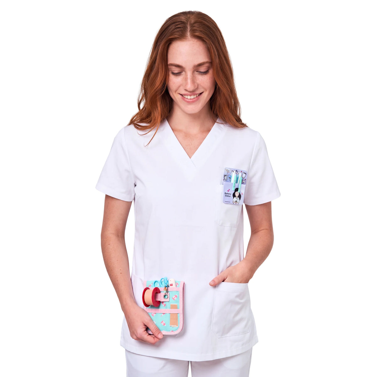 Organizador de Bolsillo Aqua Nubes de Nurse is Love para enfermería y sanidad