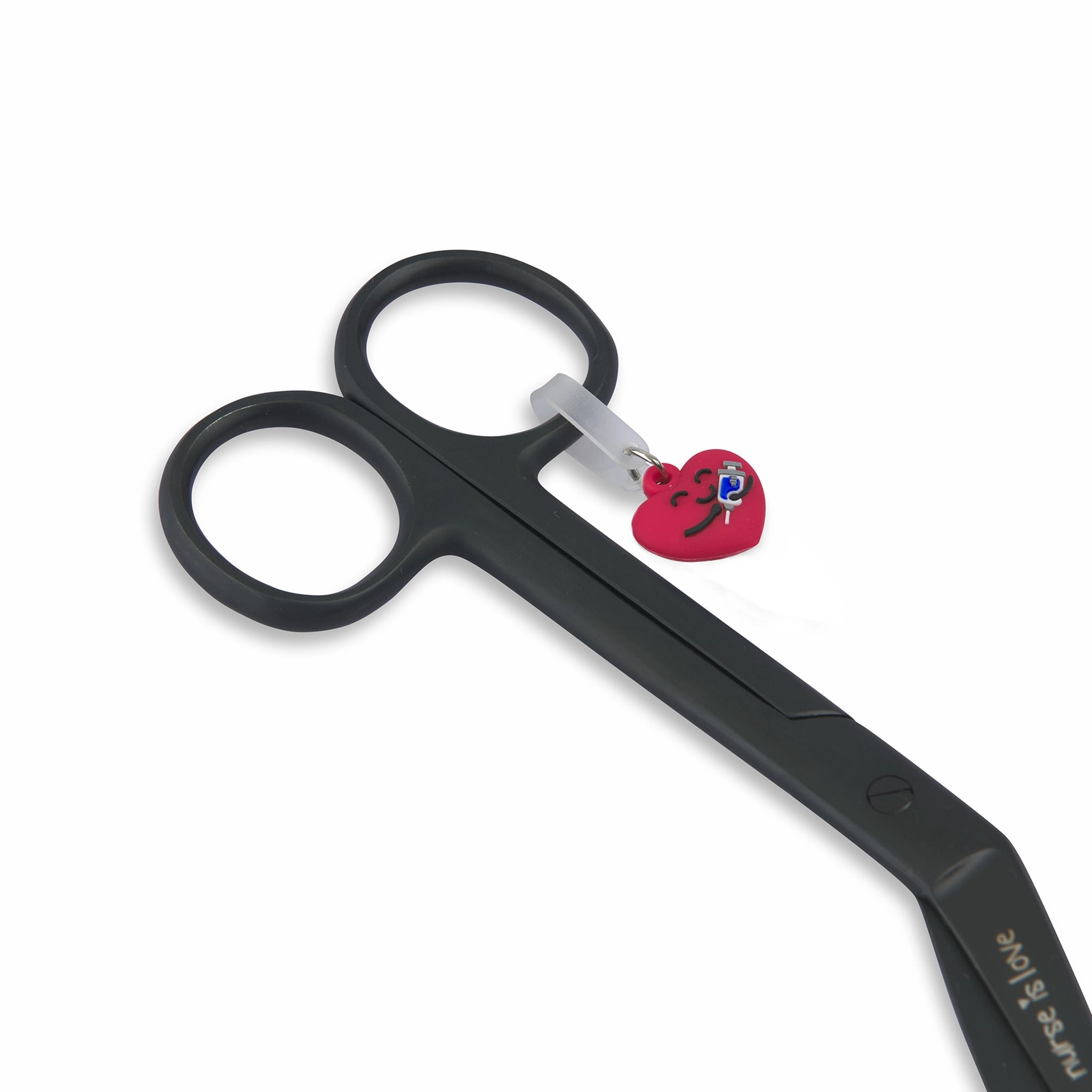 Tijeras Enfermería Pico de Pato Black de Nurse is Love para enfermería y sanidad