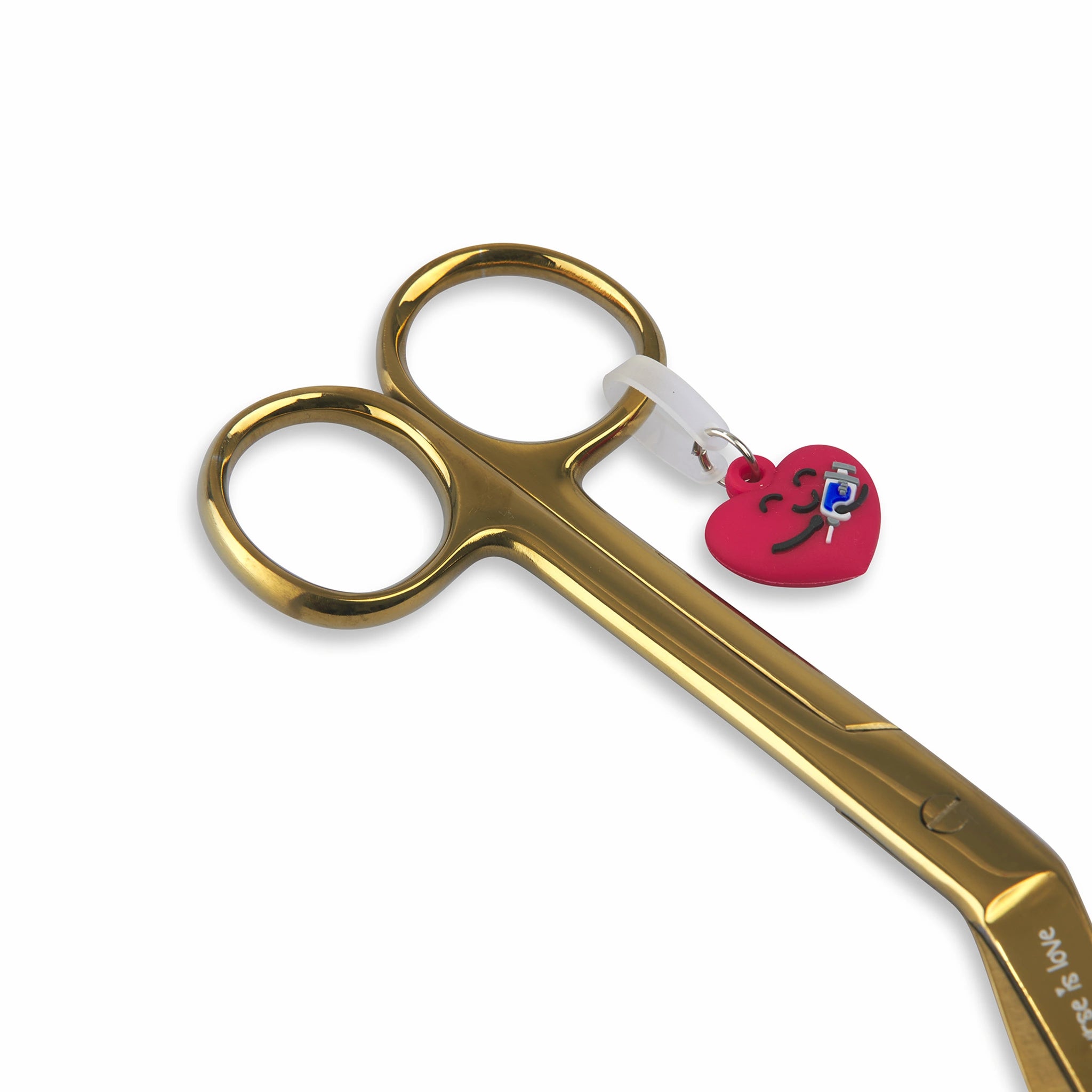 Tijeras Enfermería Pico de Pato Gold de Nurse is Love para enfermería y sanidad