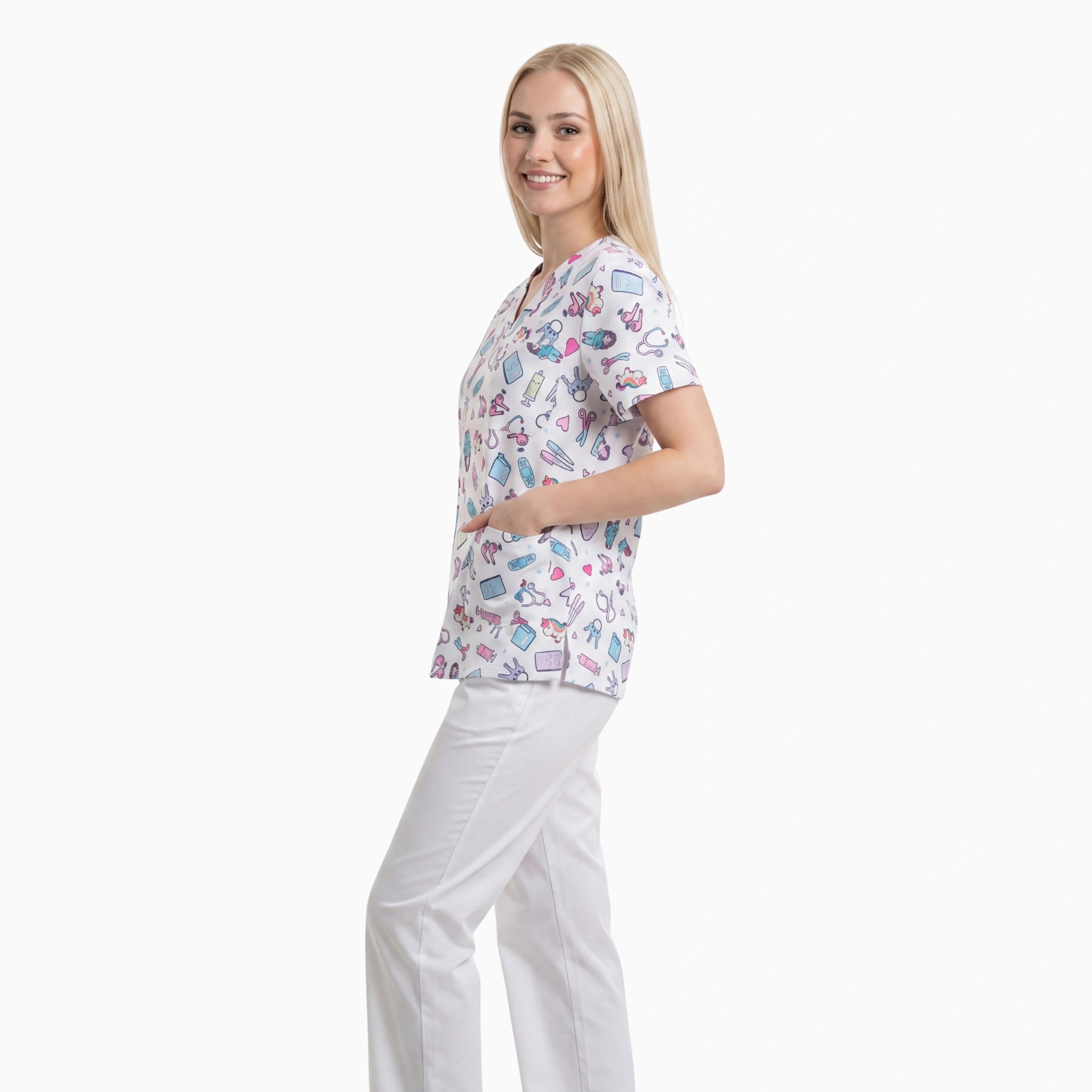 Casaca Unicornio de Nurse is Love para enfermería y sanidad
