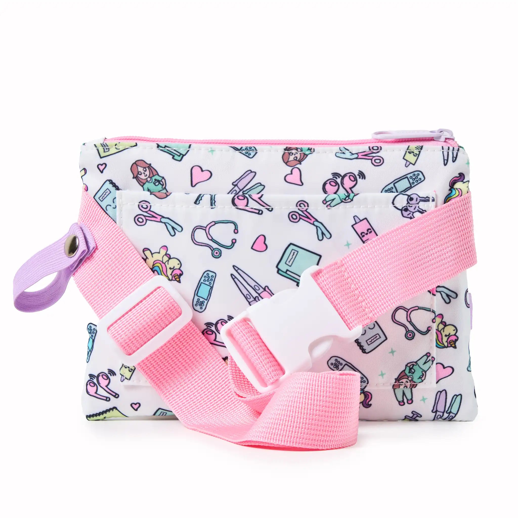 Organizador Riñonera Horizontal Unicornios de Nurse is Love para enfermería y sanidad