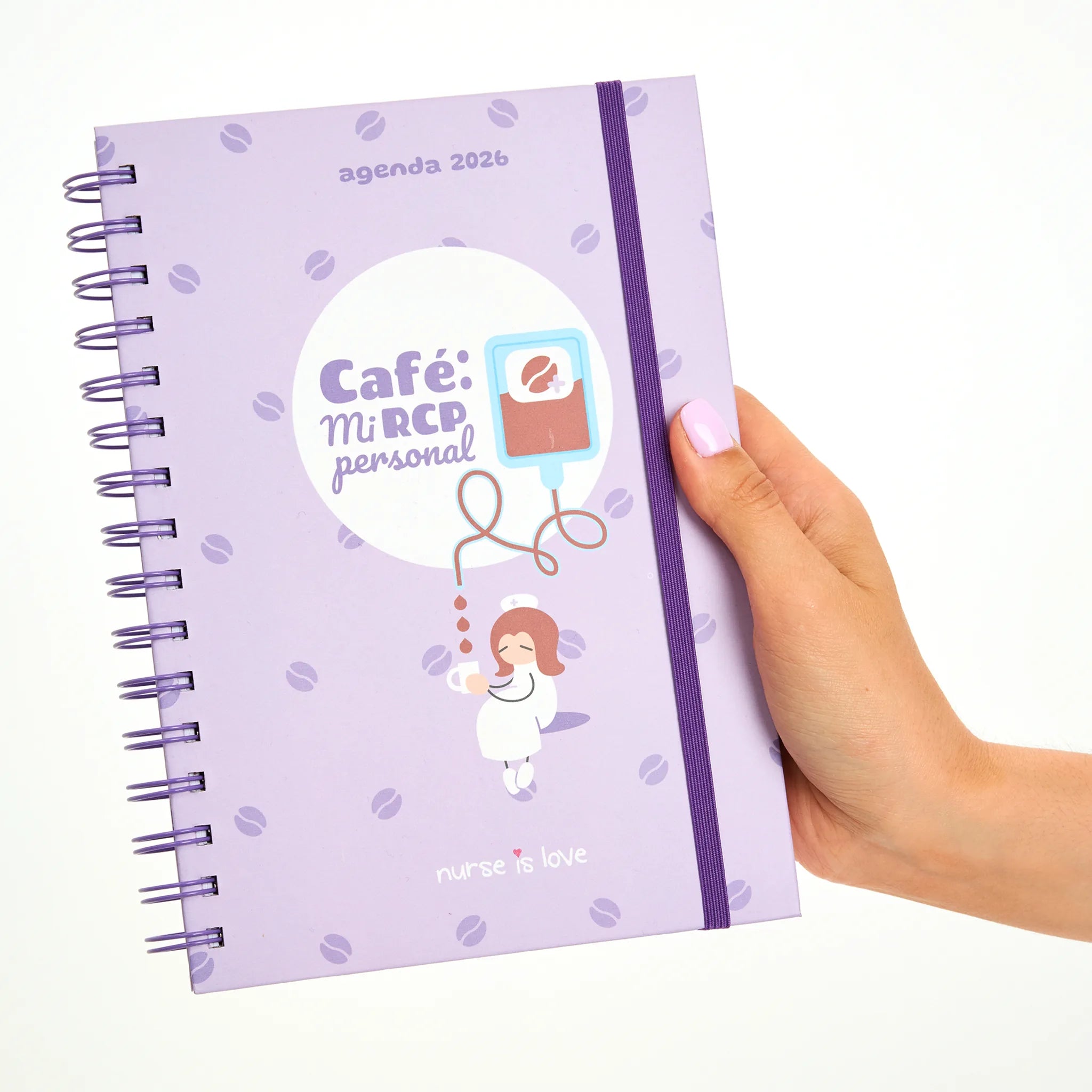 Agenda para Enfermeras Café RCP de Nurse is Love para enfermería y sanidad
