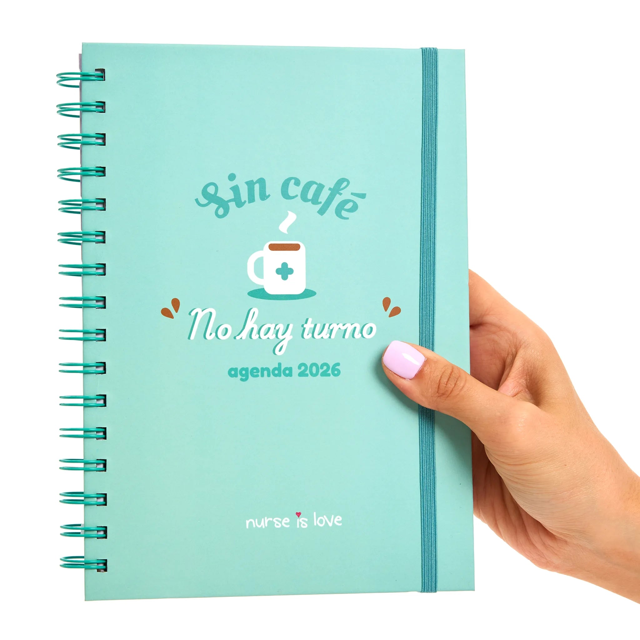 Agenda para Enfermeras Café Menta de Nurse is Love para enfermería y sanidad