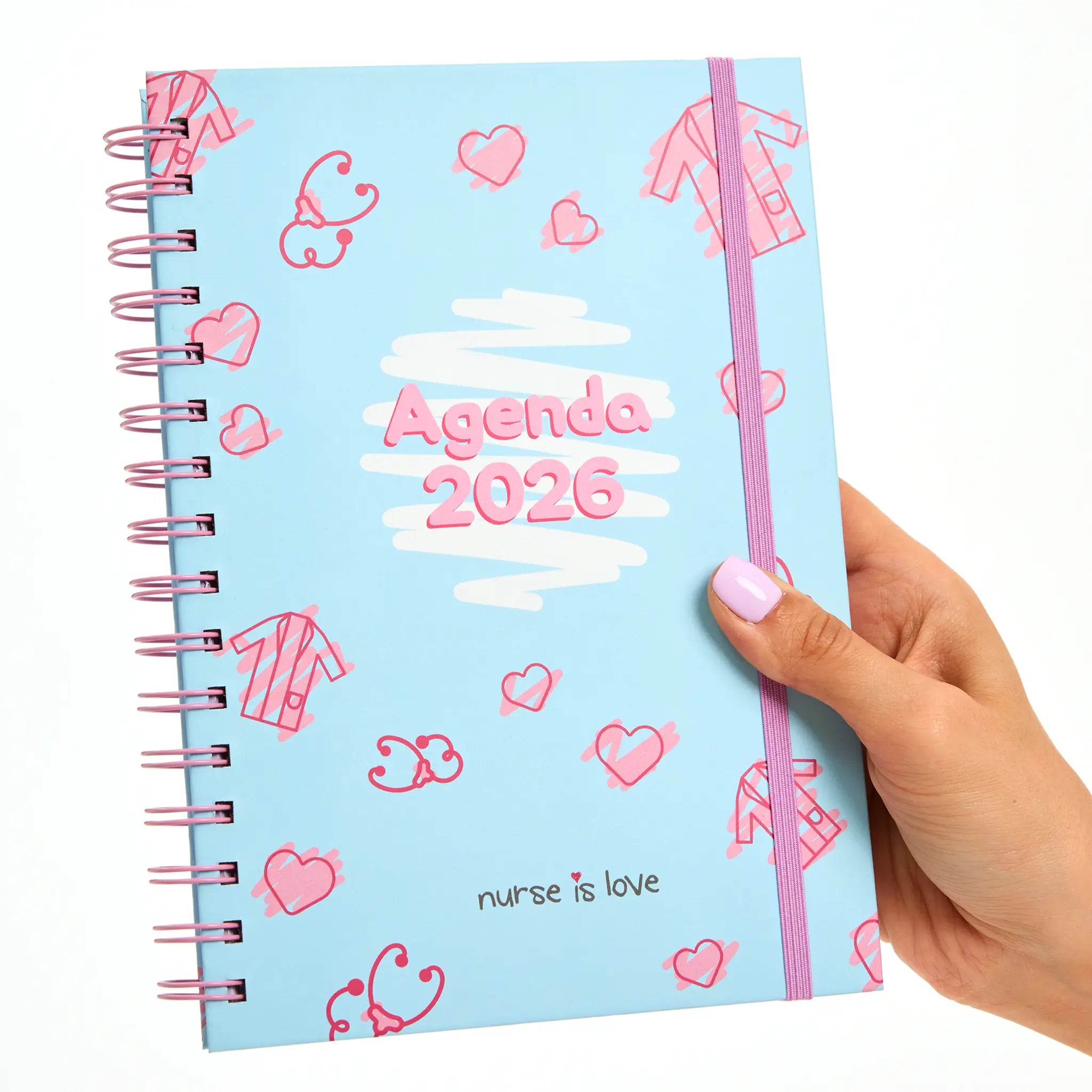 Agenda para Enfermeras Azul de Nurse is Love para enfermería y sanidad