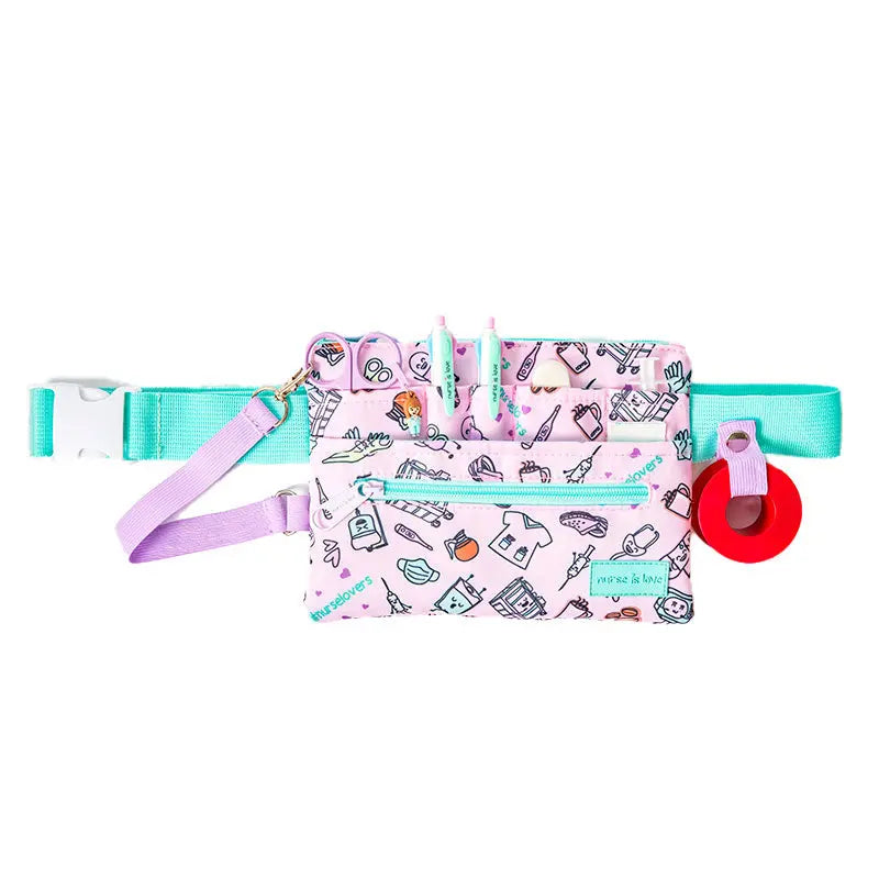 Set para Enfermera Organizador Riñonera - Tijeras Enfermeria Pico de Pato - Café de Nurse is Love para enfermería y sanidad