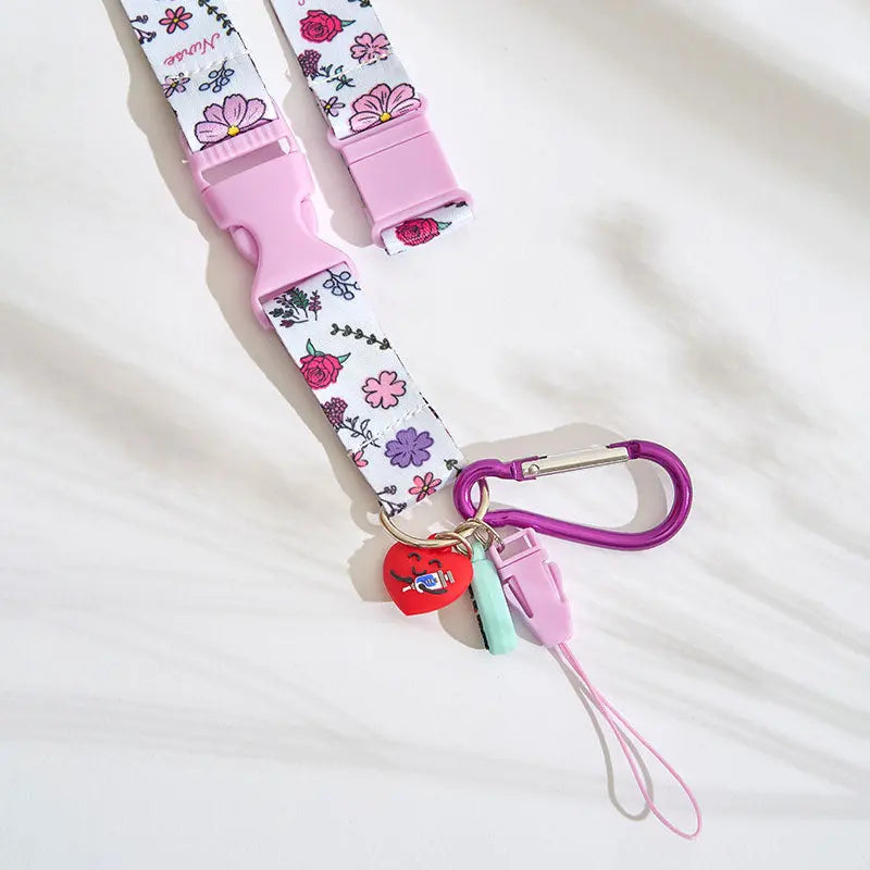 Set para Enfermera Lanyard - Tijeras Enfermeria Mayo - Flores de Nurse is Love para enfermería y sanidad