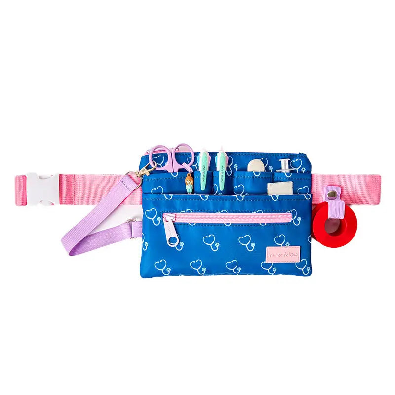 Set para Enfermera Organizador Riñonera - Tijeras Enfermeria Mayo - Estetoscopio de Nurse is Love para enfermería y sanidad
