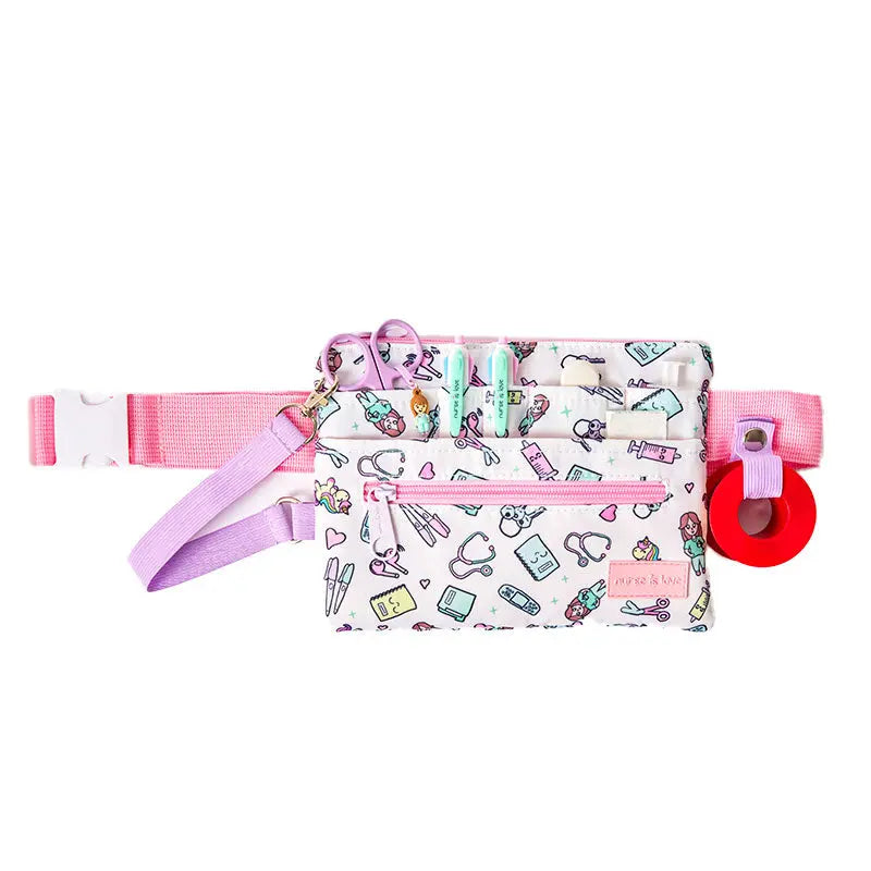 Set para Enfermera Organizador Riñonera - Tijeras Enfermeria Mayo - Unicornios de Nurse is Love para enfermería y sanidad