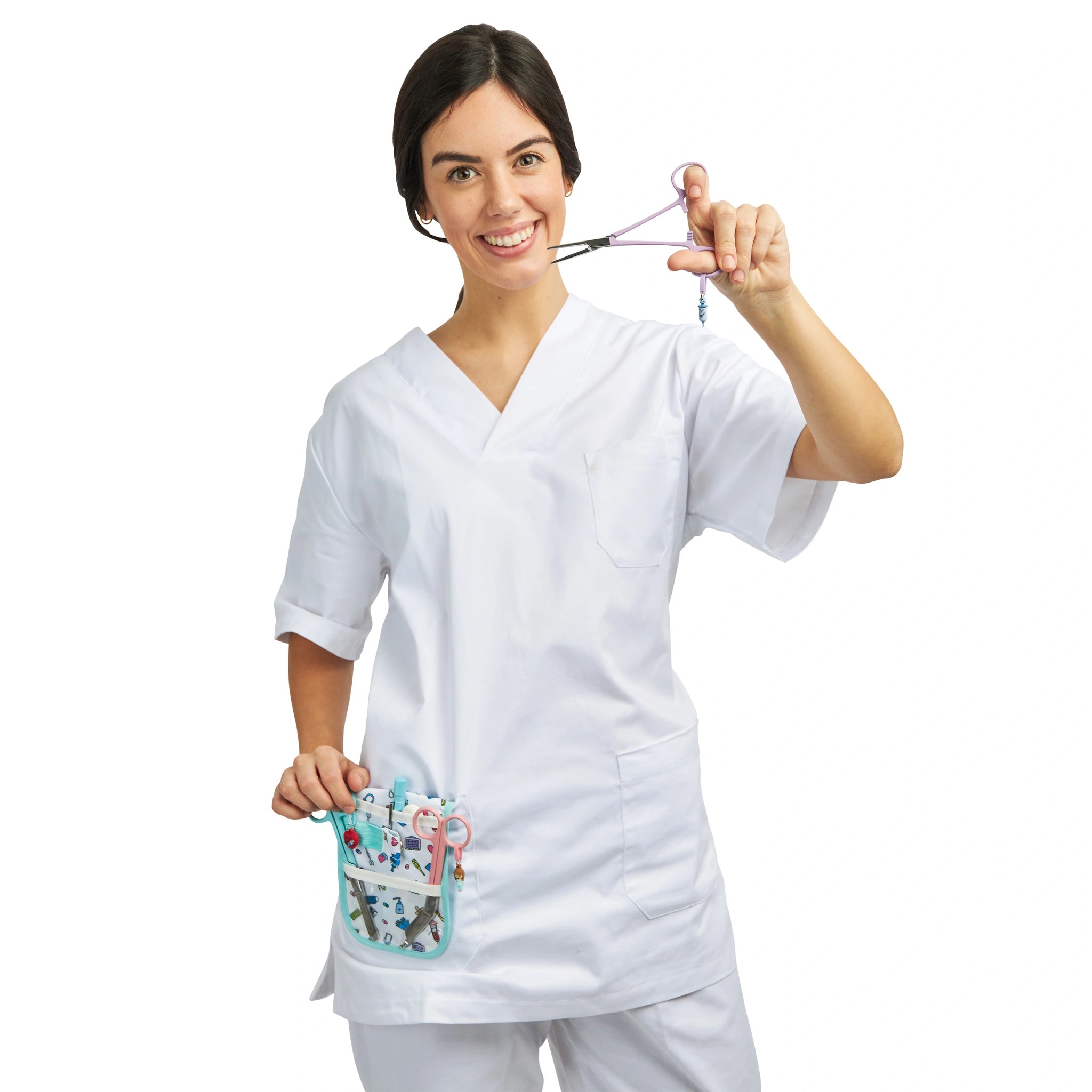 Set de Tijeras de Enfermería y Pinzas Kocher de Nurse is Love para enfermería y sanidad