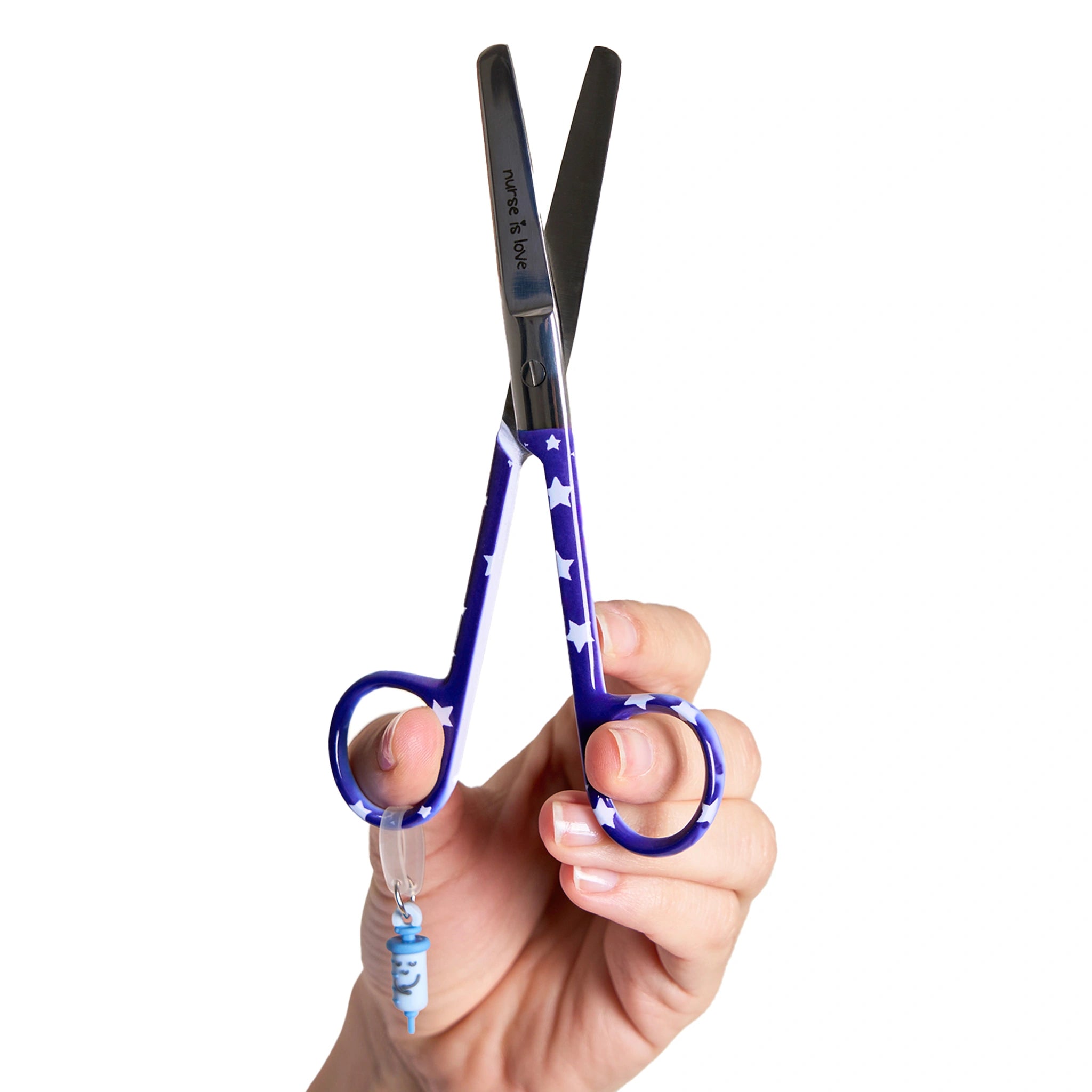 Tijeras Enfermería Mayo Estrellas Azul de Nurse is Love para enfermería y sanidad