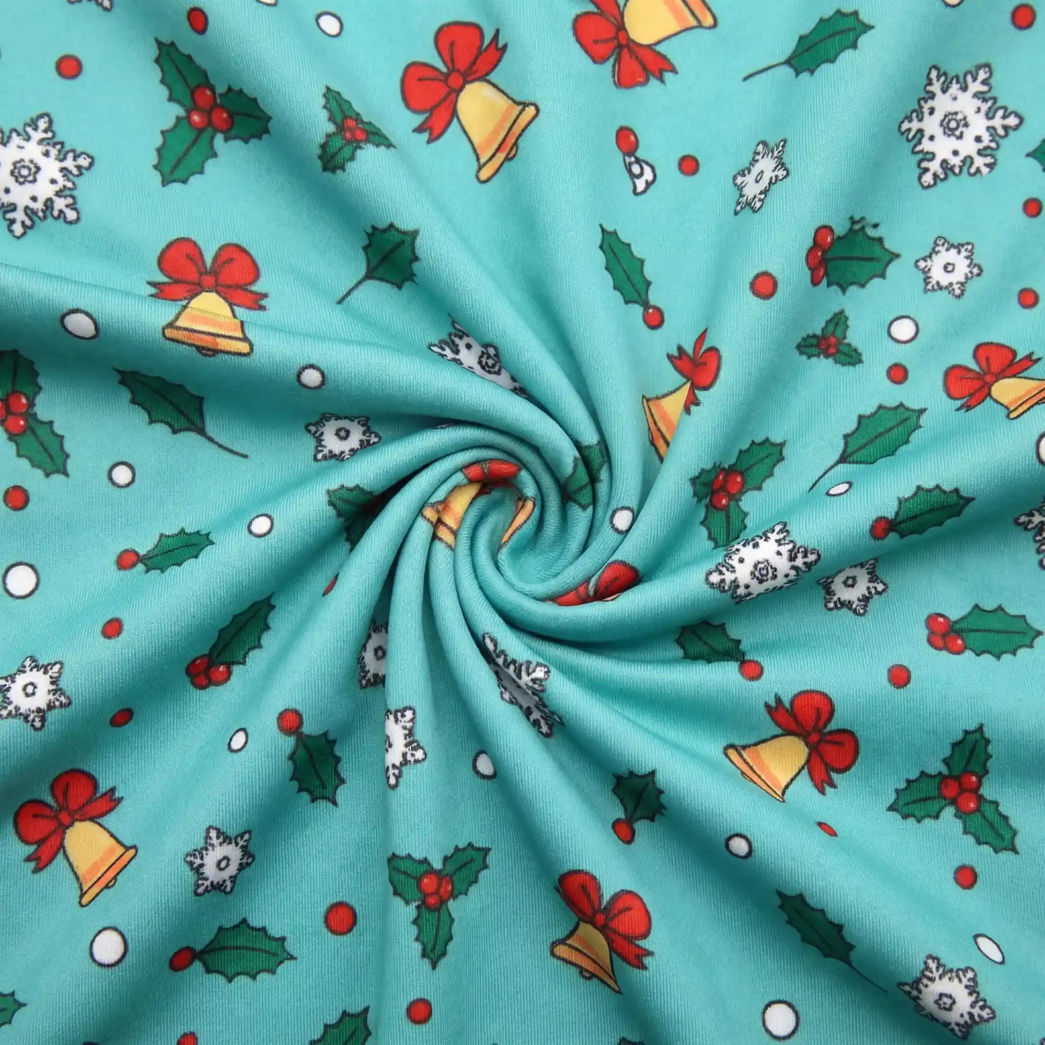 Casaca Aqua Navidad de Nurse is Love para enfermería y sanidad