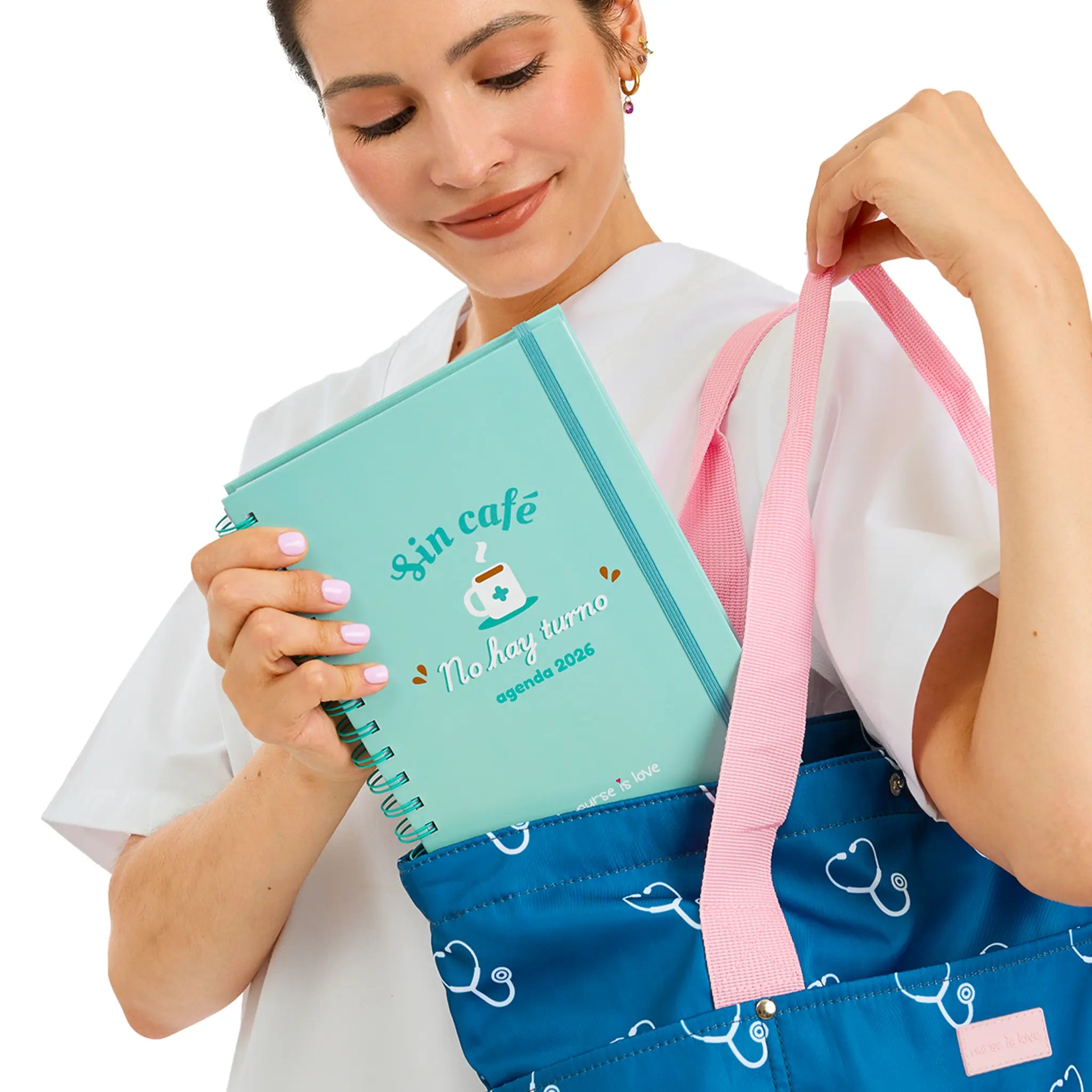 Agenda para Enfermeras Café Menta de Nurse is Love para enfermería y sanidad