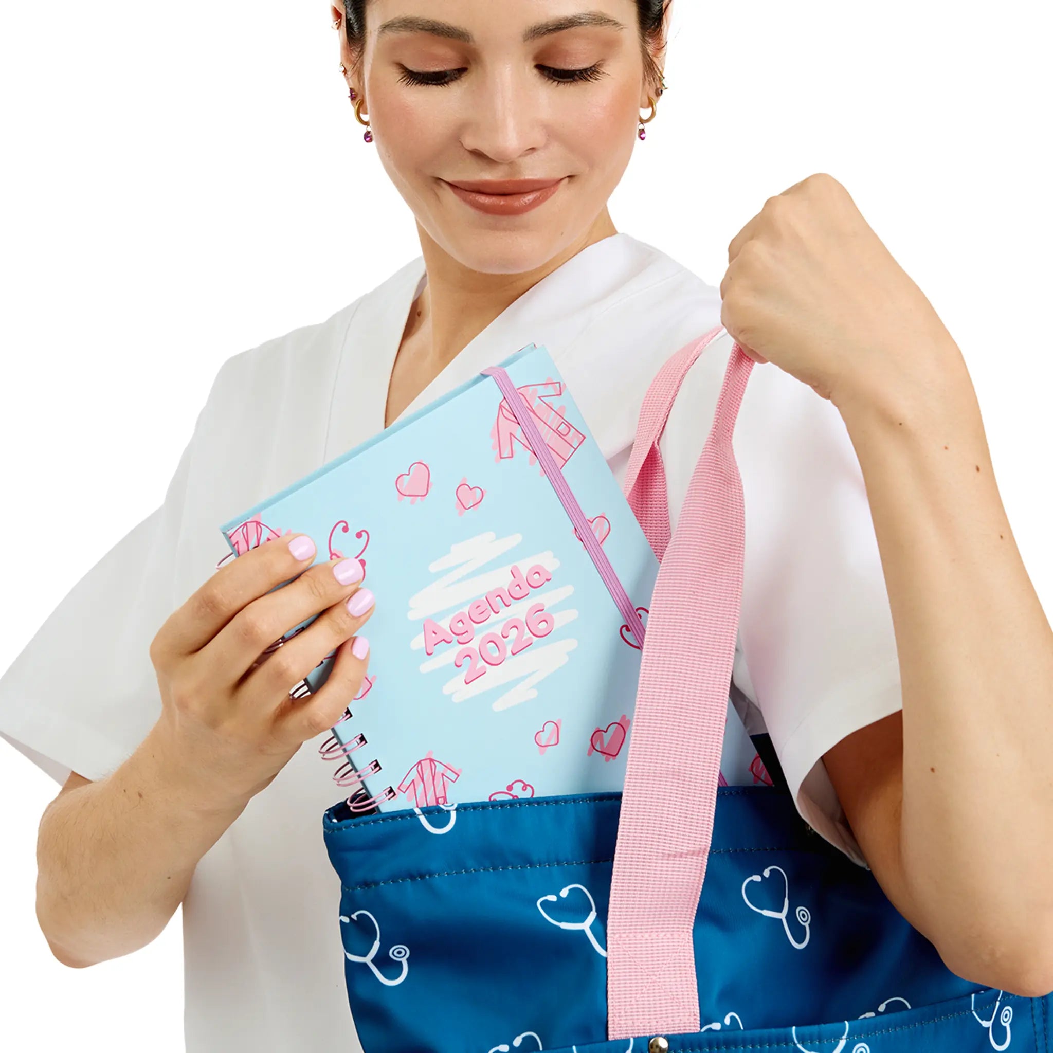 Agenda para Enfermeras Azul de Nurse is Love para enfermería y sanidad