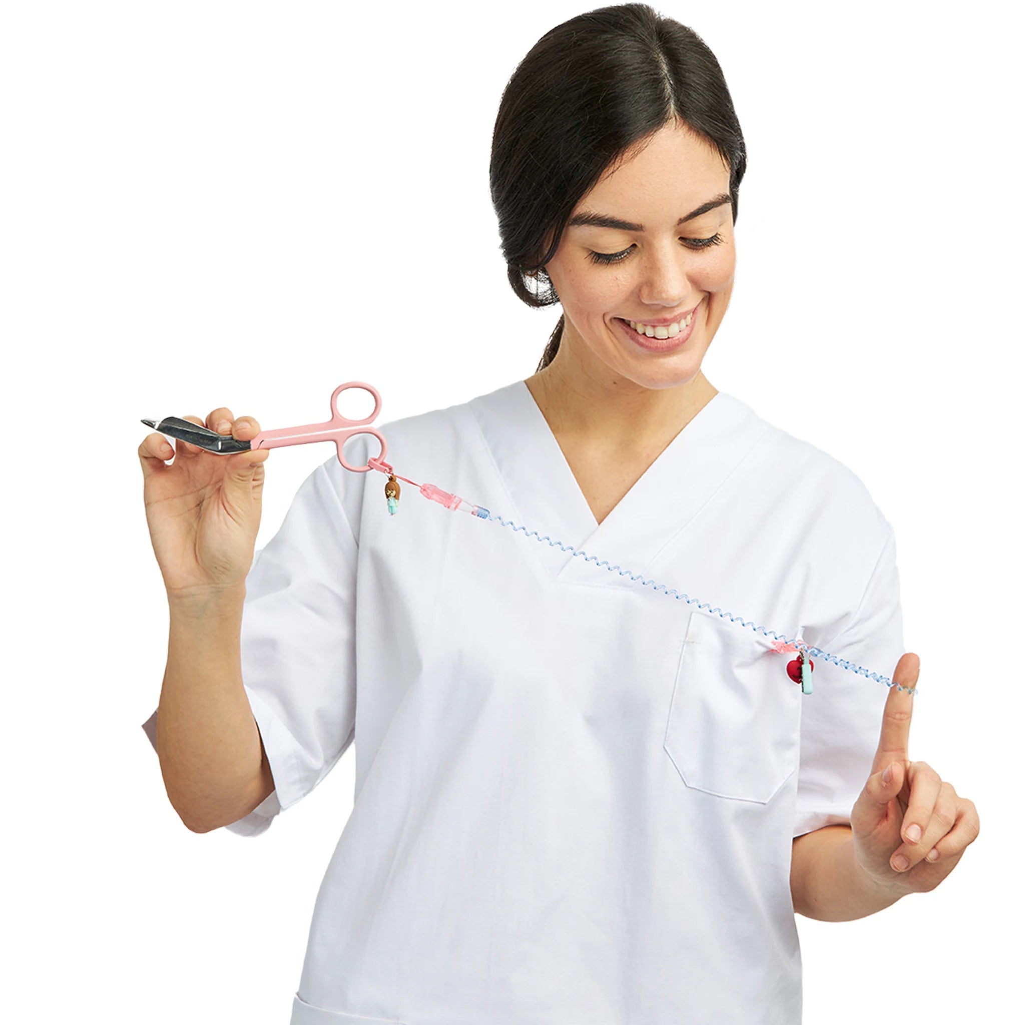 Portatijeras de Enfermería Silicona Azul de Nurse is Love para enfermería y sanidad