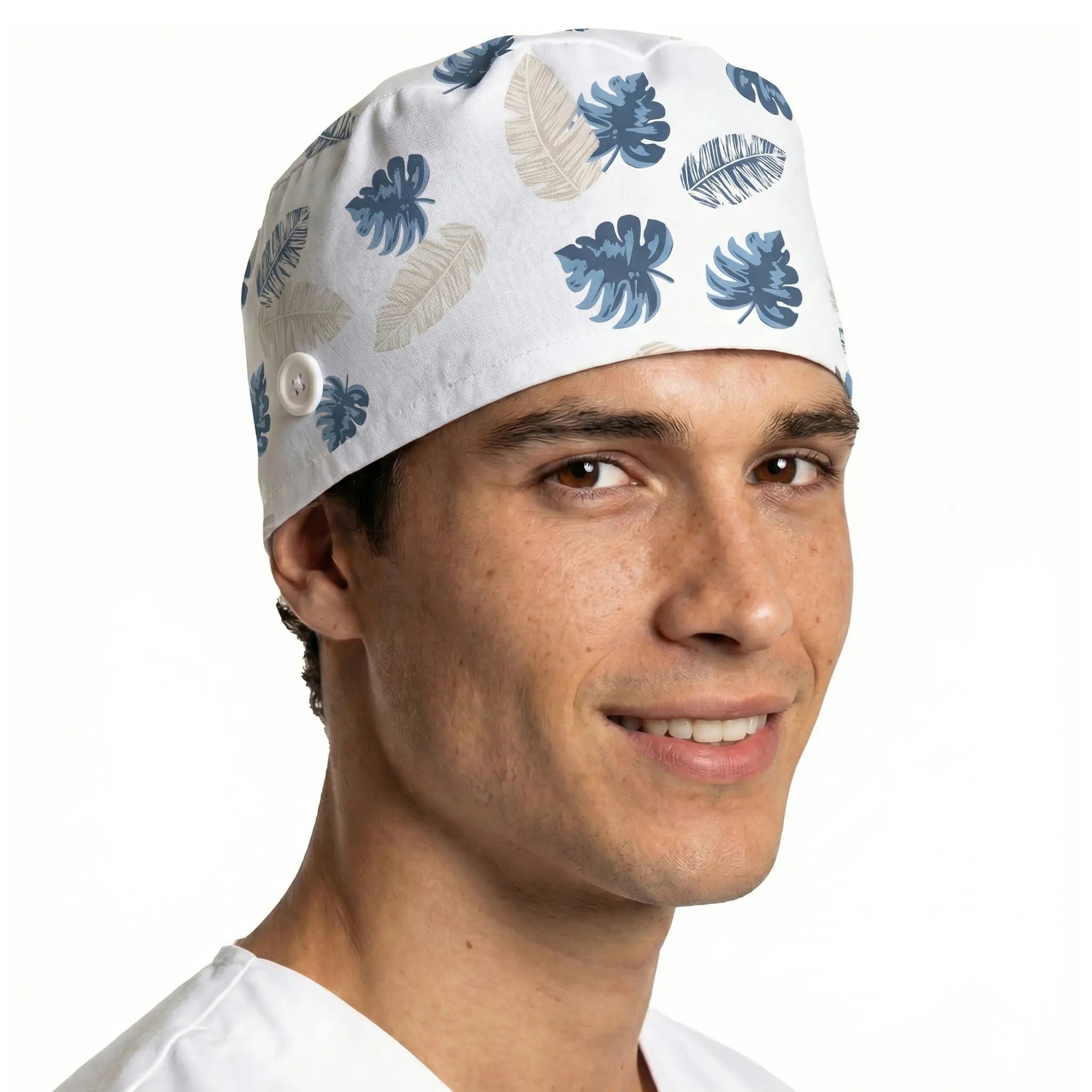 Gorro Hojas Perla para Enfermeras de Nurse is Love para enfermería y sanidad