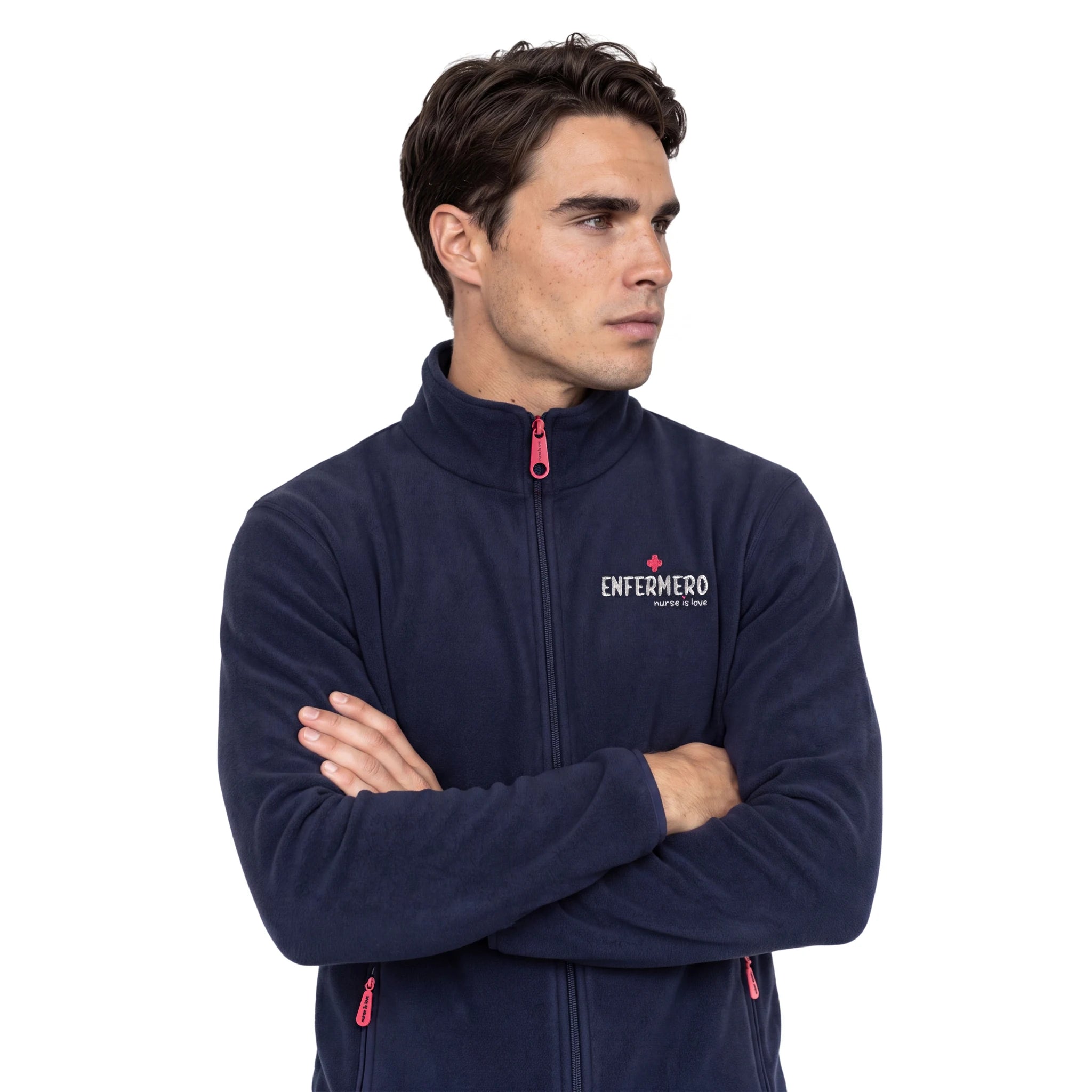 Chaqueta Polar Navy Instrumentos para Enfermeros