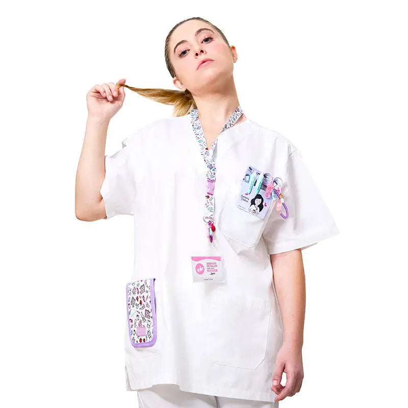 Set para Enfermera Lanyard - Tijeras Enfermeria Mayo - Café de Nurse is Love para enfermería y sanidad