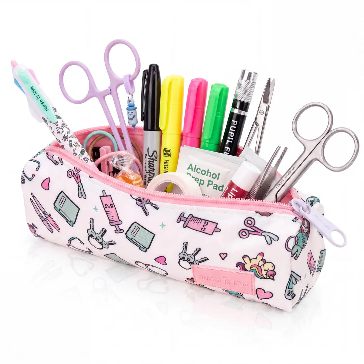 Estuche para Enfemeras Unicornios de Nurse is Love para enfermería y sanidad