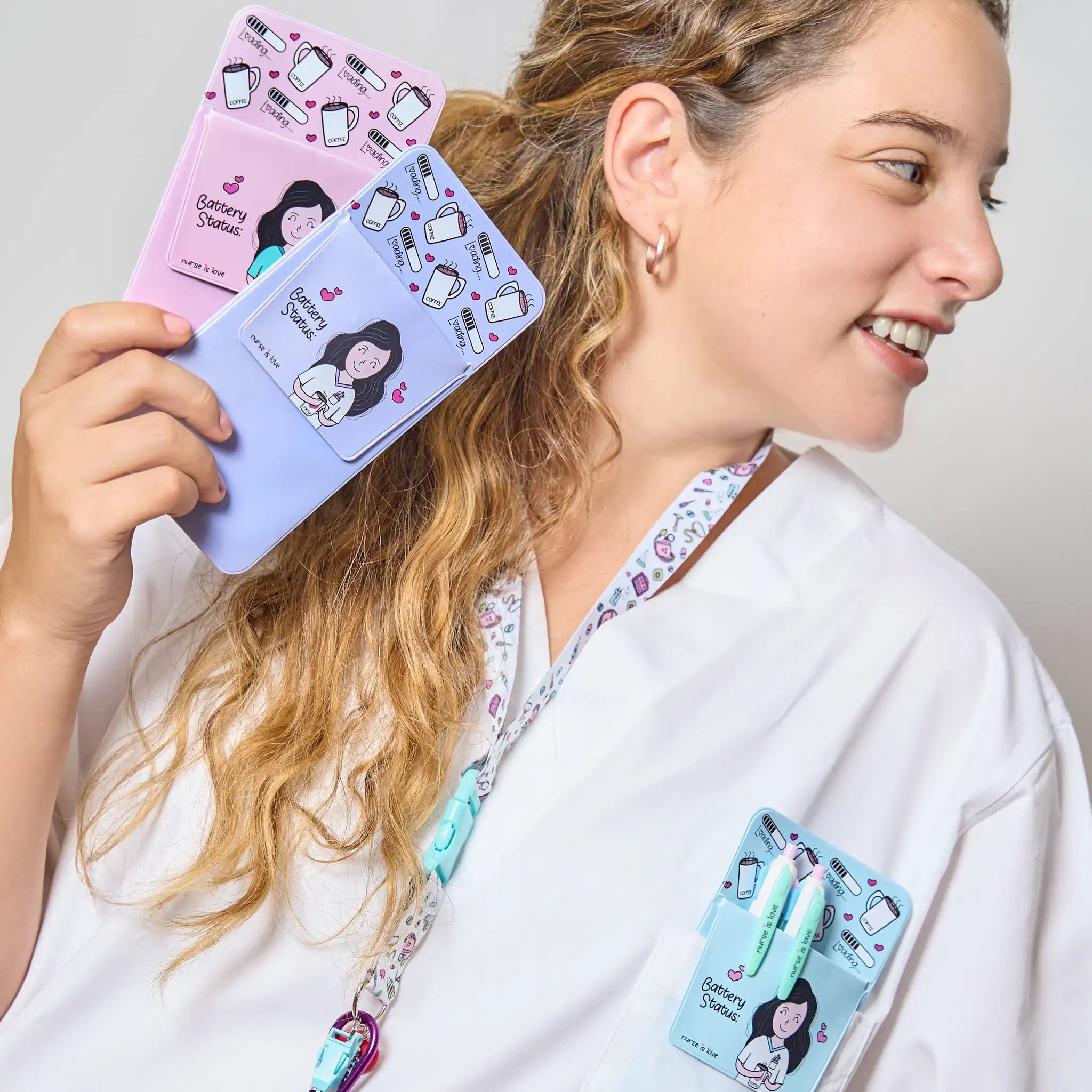 Pack de 3 Salvabolsillos de Nurse is Love para enfermería y sanidad