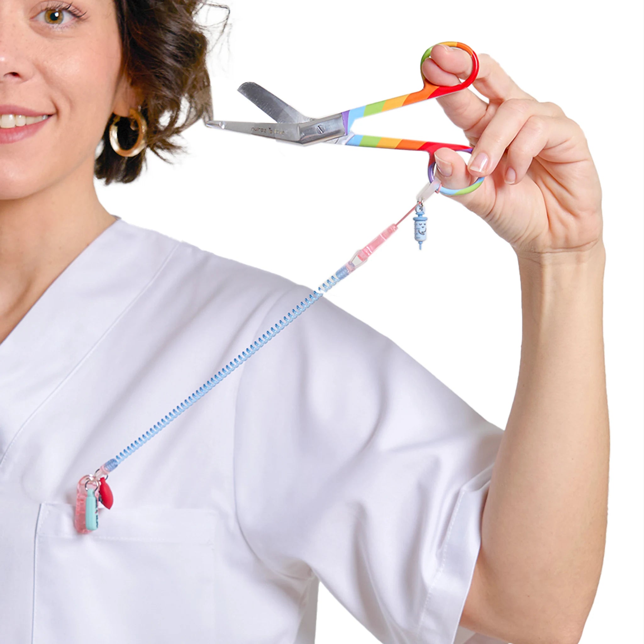 Tijeras Enfermería Pico de Pato LGBT de Nurse is Love para enfermería y sanidad
