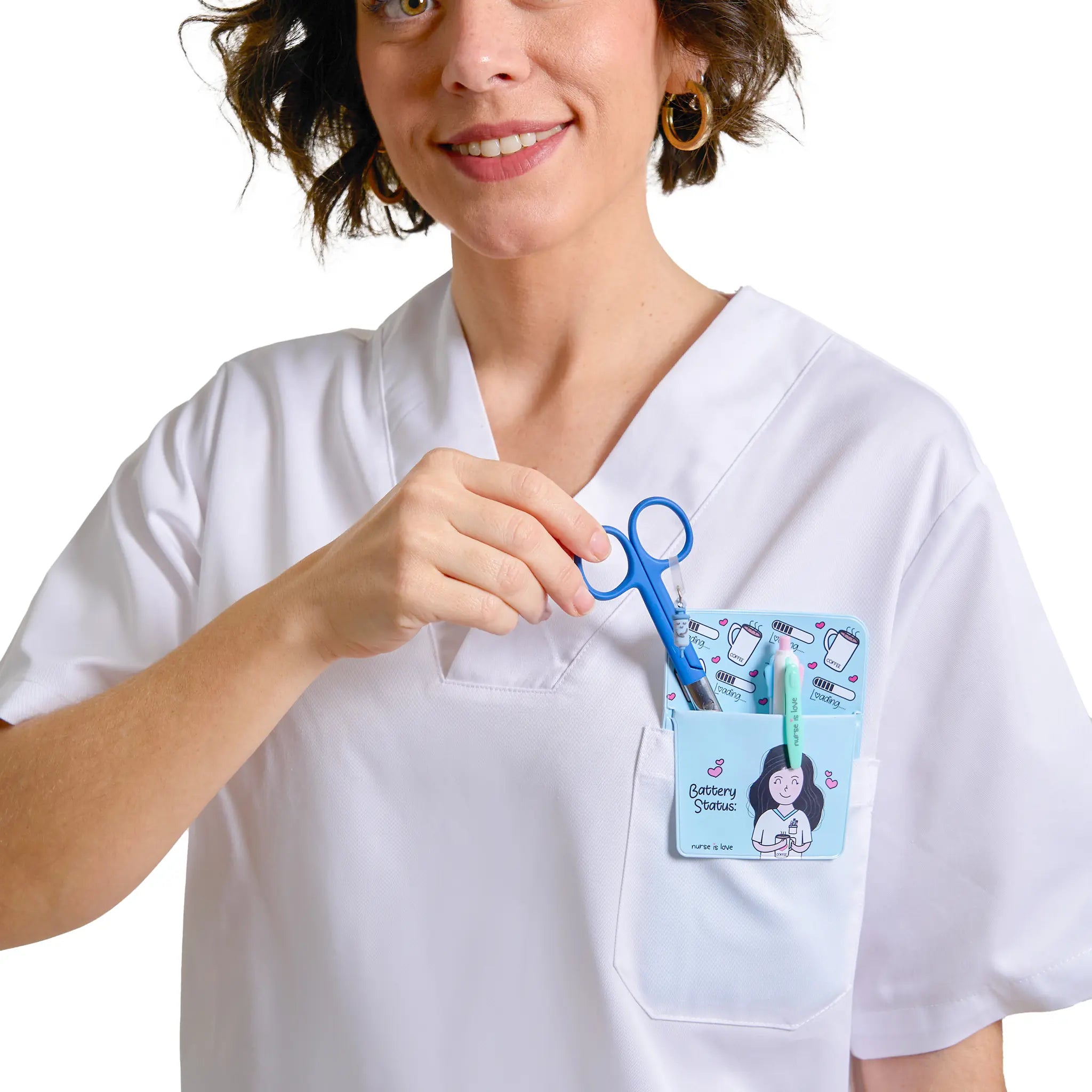 Tijeras Enfermería Mayo Azul de Nurse is Love para enfermería y sanidad