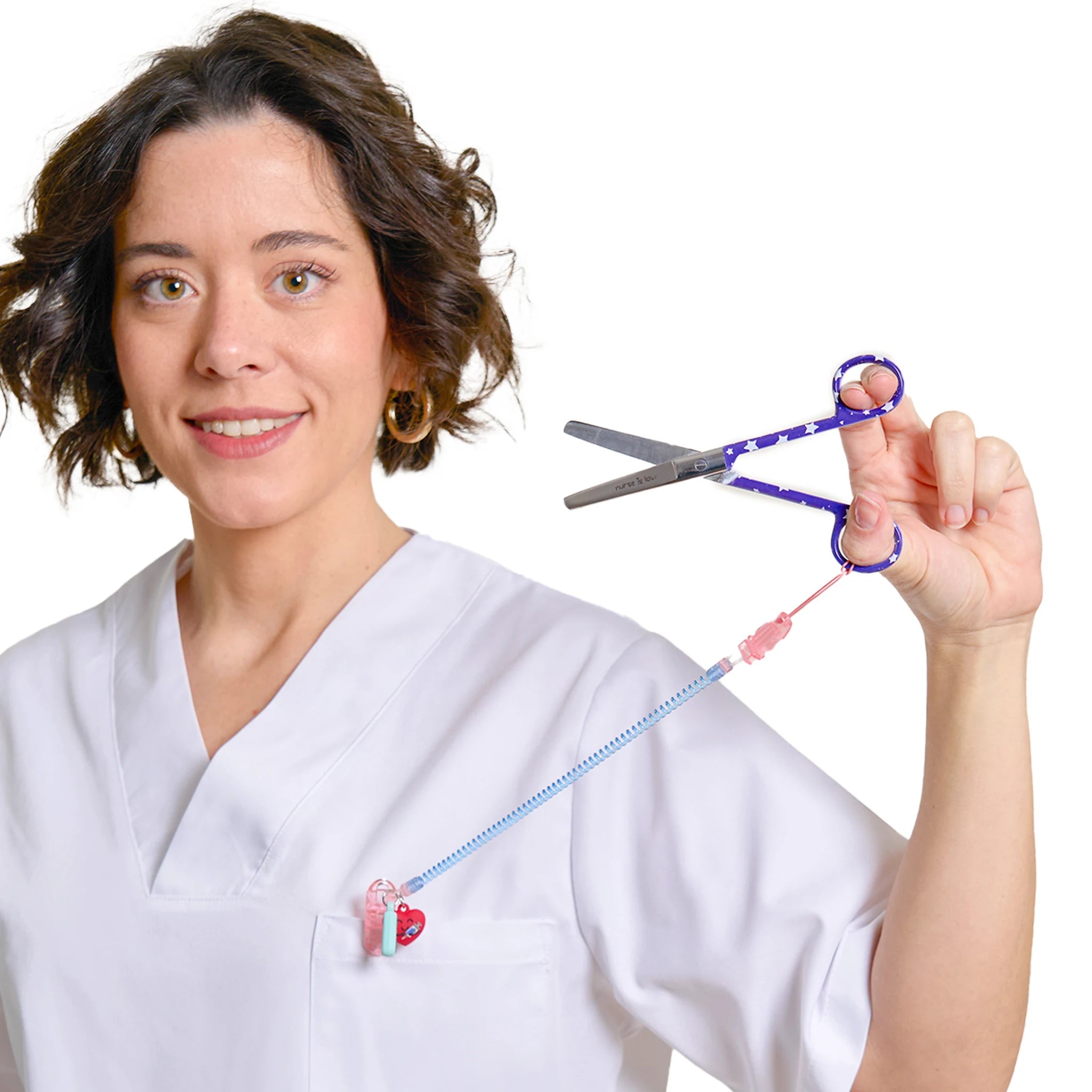 Tijeras Enfermería Mayo Estrellas Azul de Nurse is Love para enfermería y sanidad