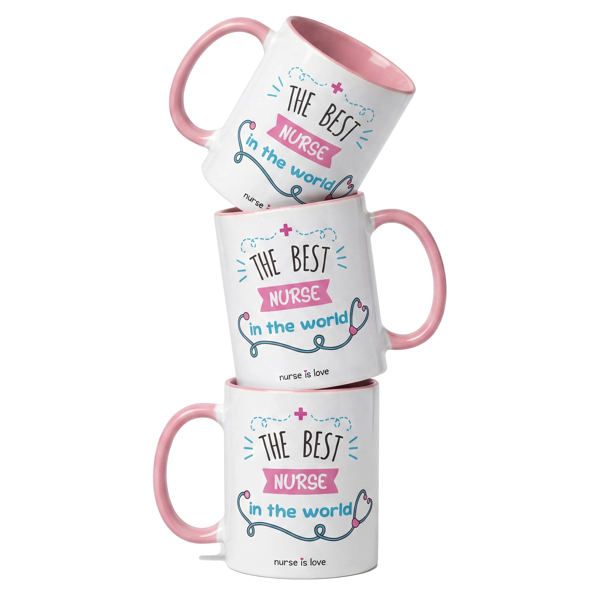 Taza para Enfermeras de Nurse is Love para enfermería y sanidad