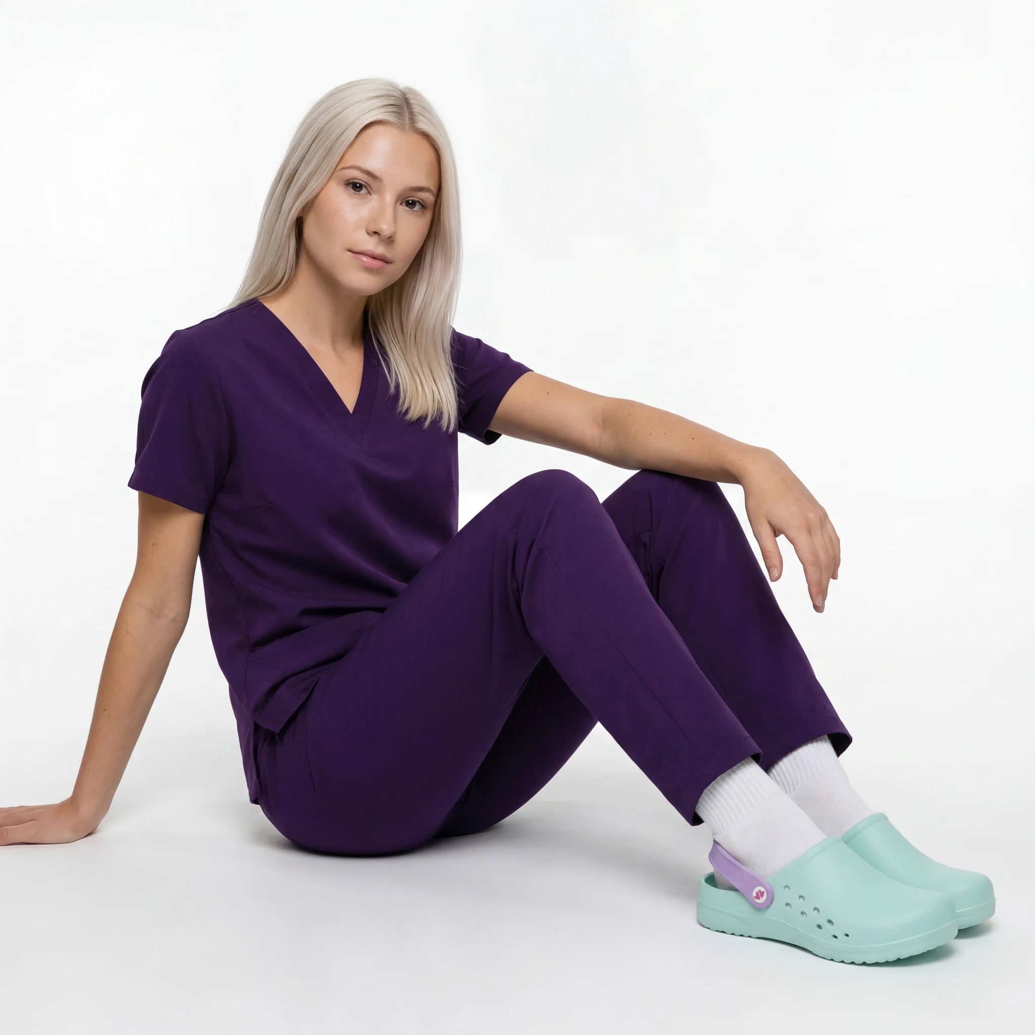 Zuecos para Enfermeras Aqua de Nurse is Love para enfermería y sanidad