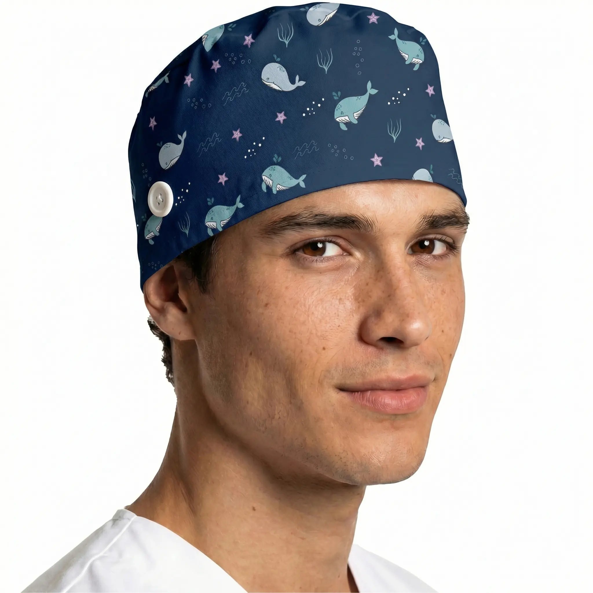 Gorro Ballenas Grandes para Enfermeras de Nurse is Love para enfermería y sanidad