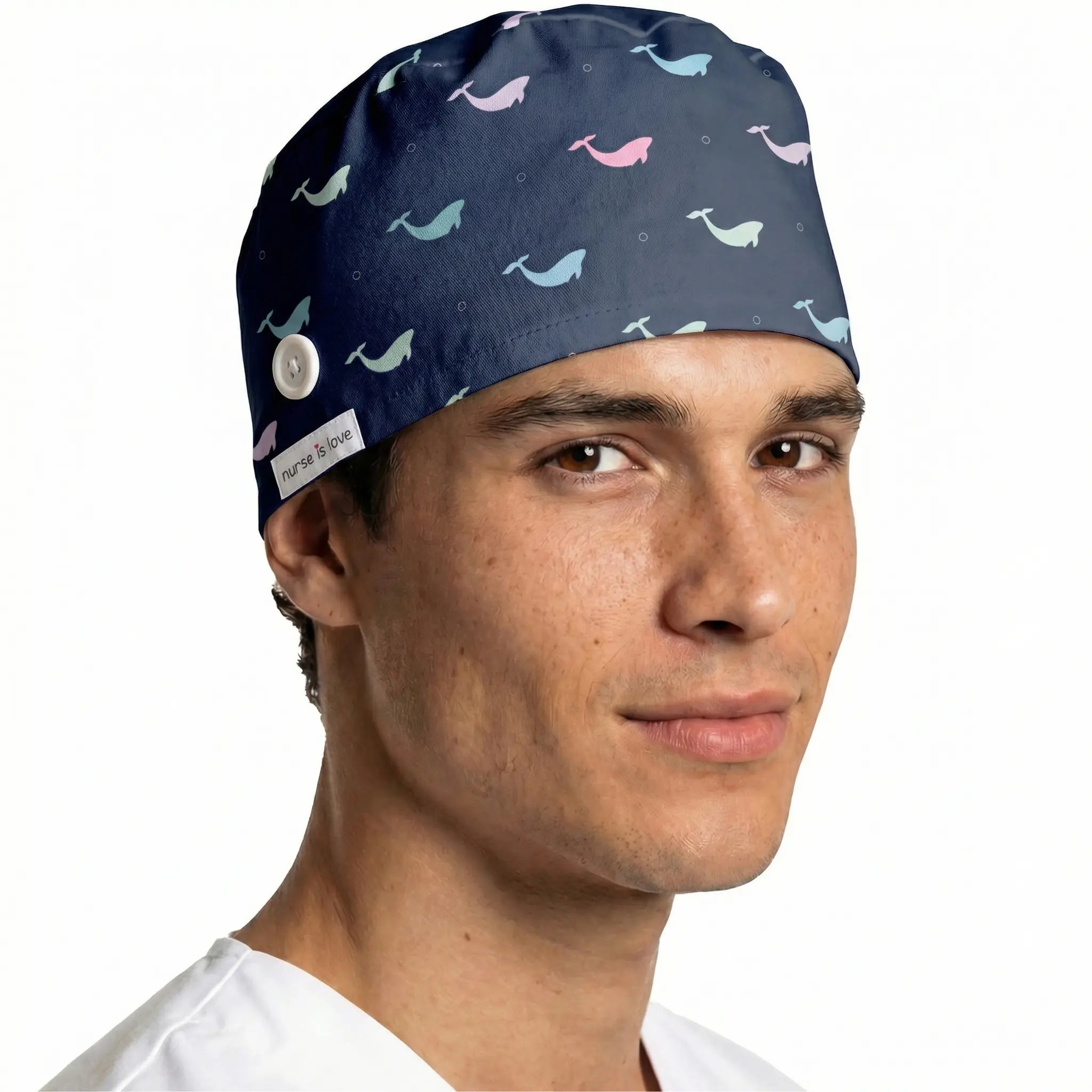 Gorro Ballenas para Enfermeras de Nurse is Love para enfermería y sanidad