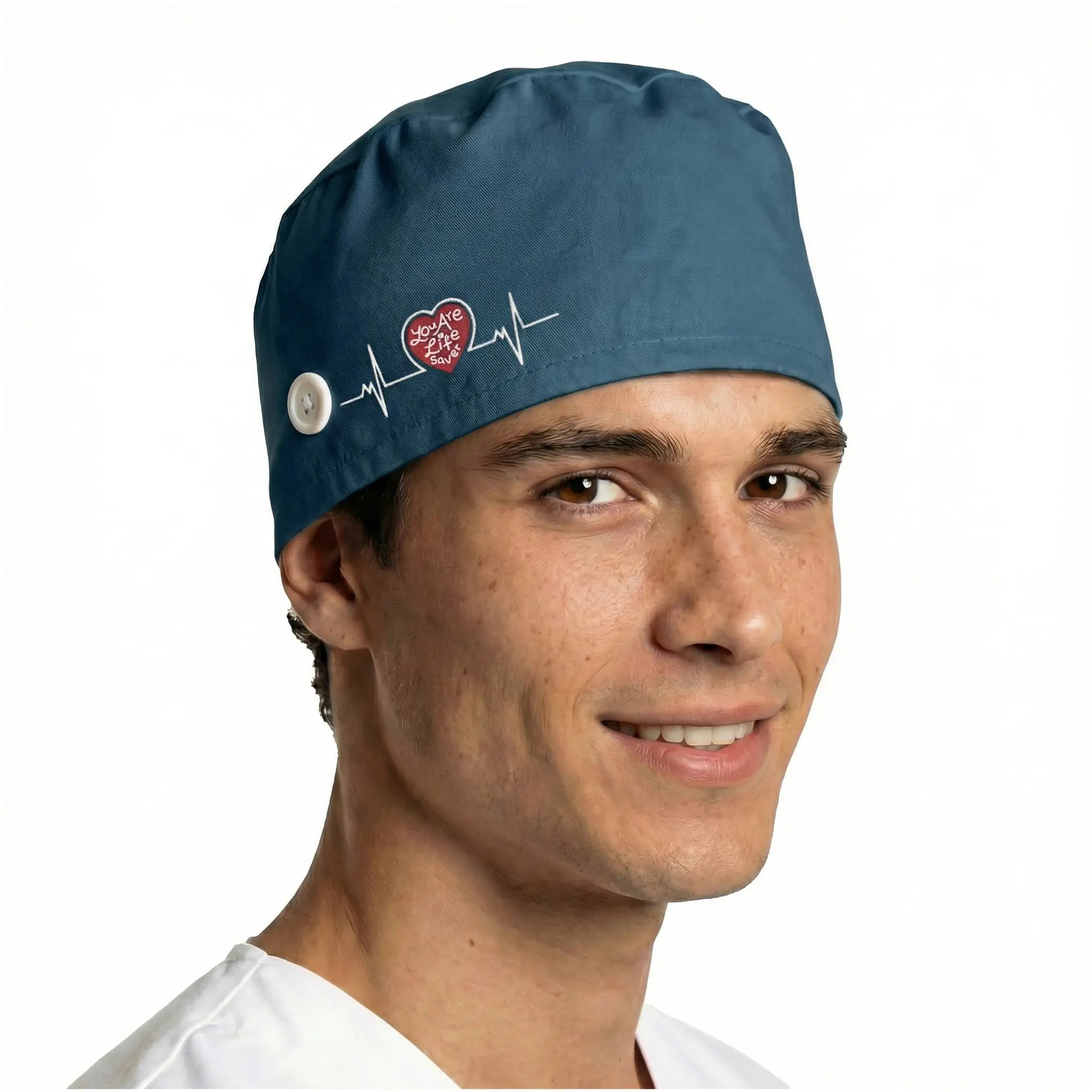 Gorro Verde Oscuro para Enfermeras de Nurse is Love para enfermería y sanidad