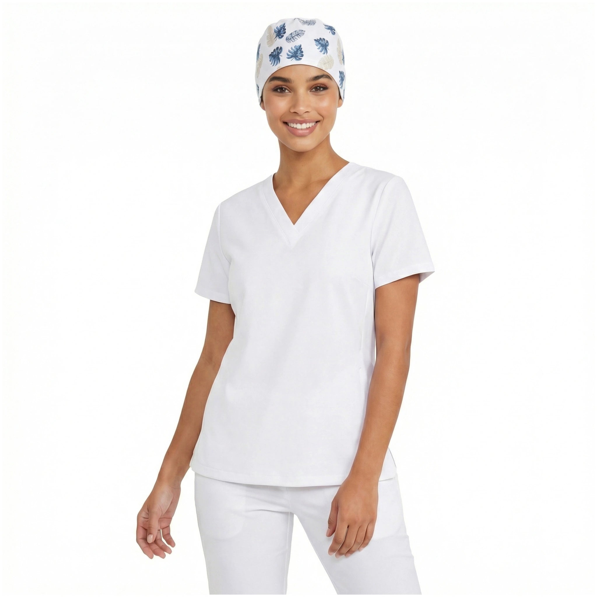 Gorro Hojas Perla para Enfermeras de Nurse is Love para enfermería y sanidad
