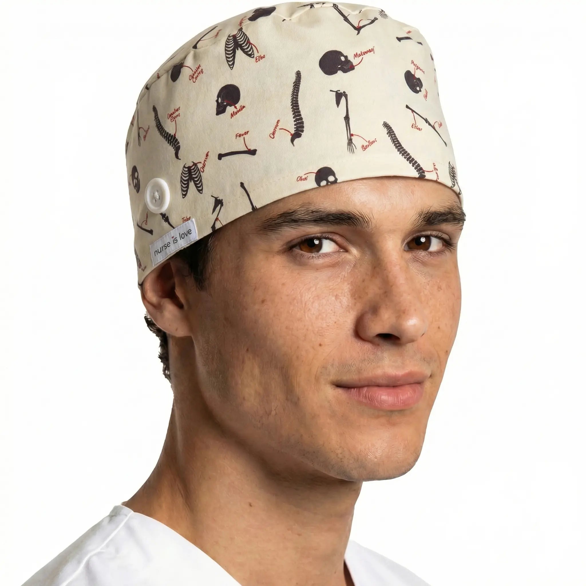 Gorro Huesos para Enfermeras de Nurse is Love para enfermería y sanidad
