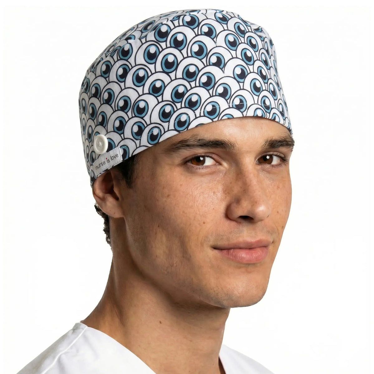 Gorro Ojos para Enfermeras de Nurse is Love para enfermería y sanidad