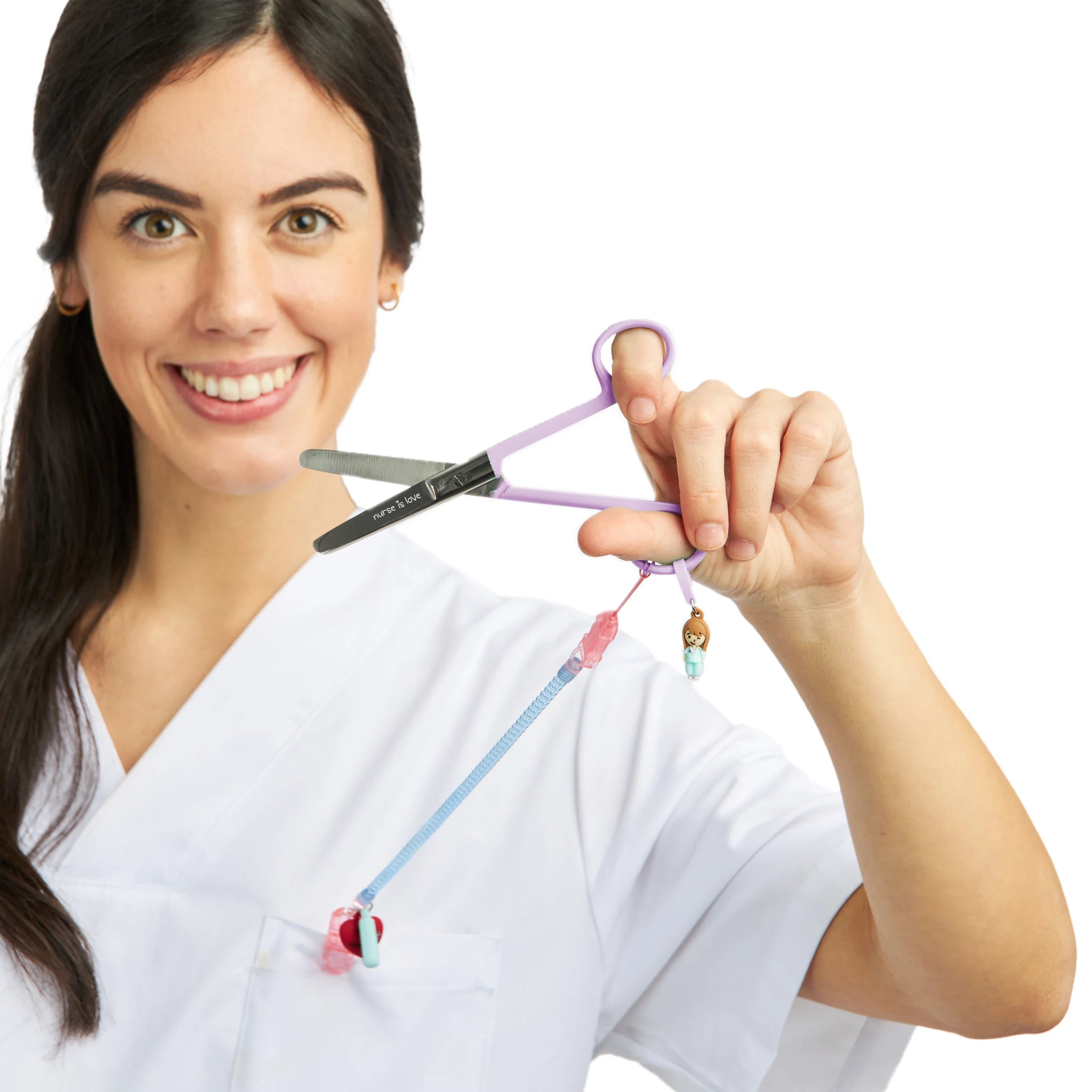 Tijeras Enfermería Mayo Morada de Nurse is Love para enfermería y sanidad