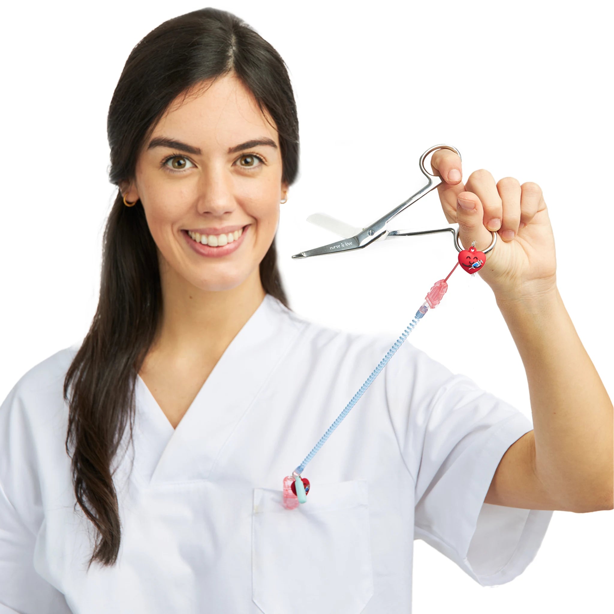Tijeras Enfermería Pico de Pato de Nurse is Love para enfermería y sanidad
