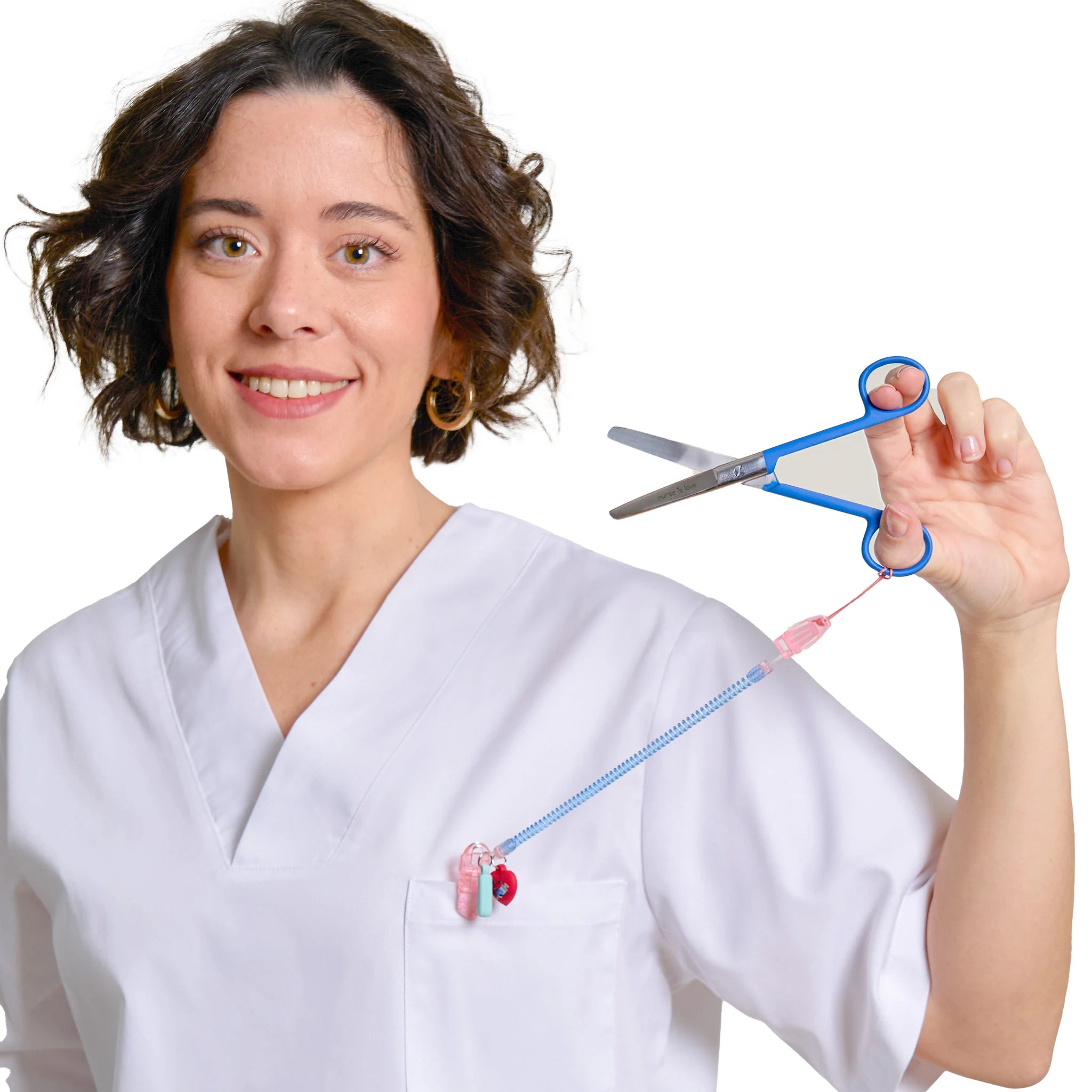 Tijeras Enfermería Mayo Azul de Nurse is Love para enfermería y sanidad