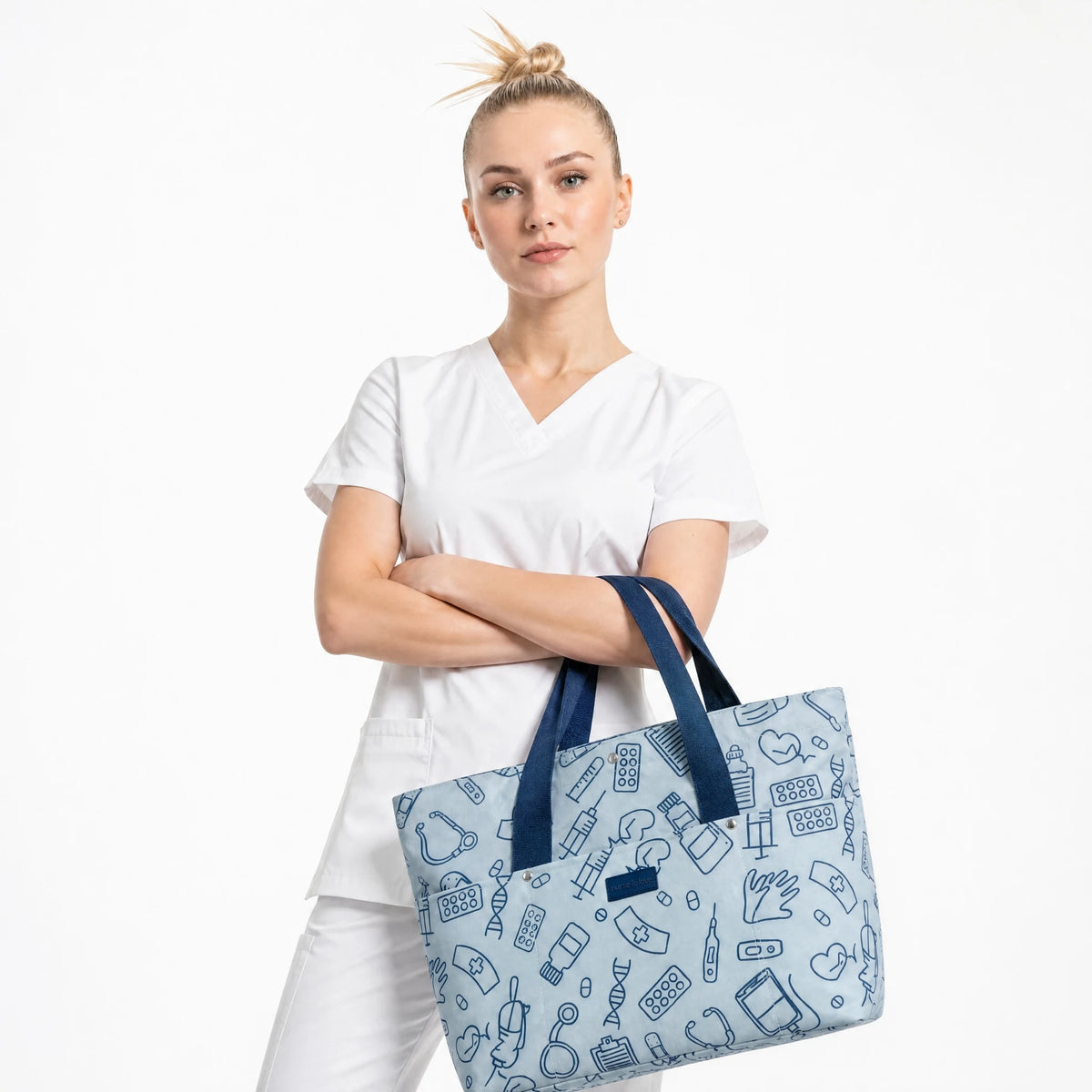 Bolso Azul Instrumentos de Nurse is Love para enfermería y sanidad