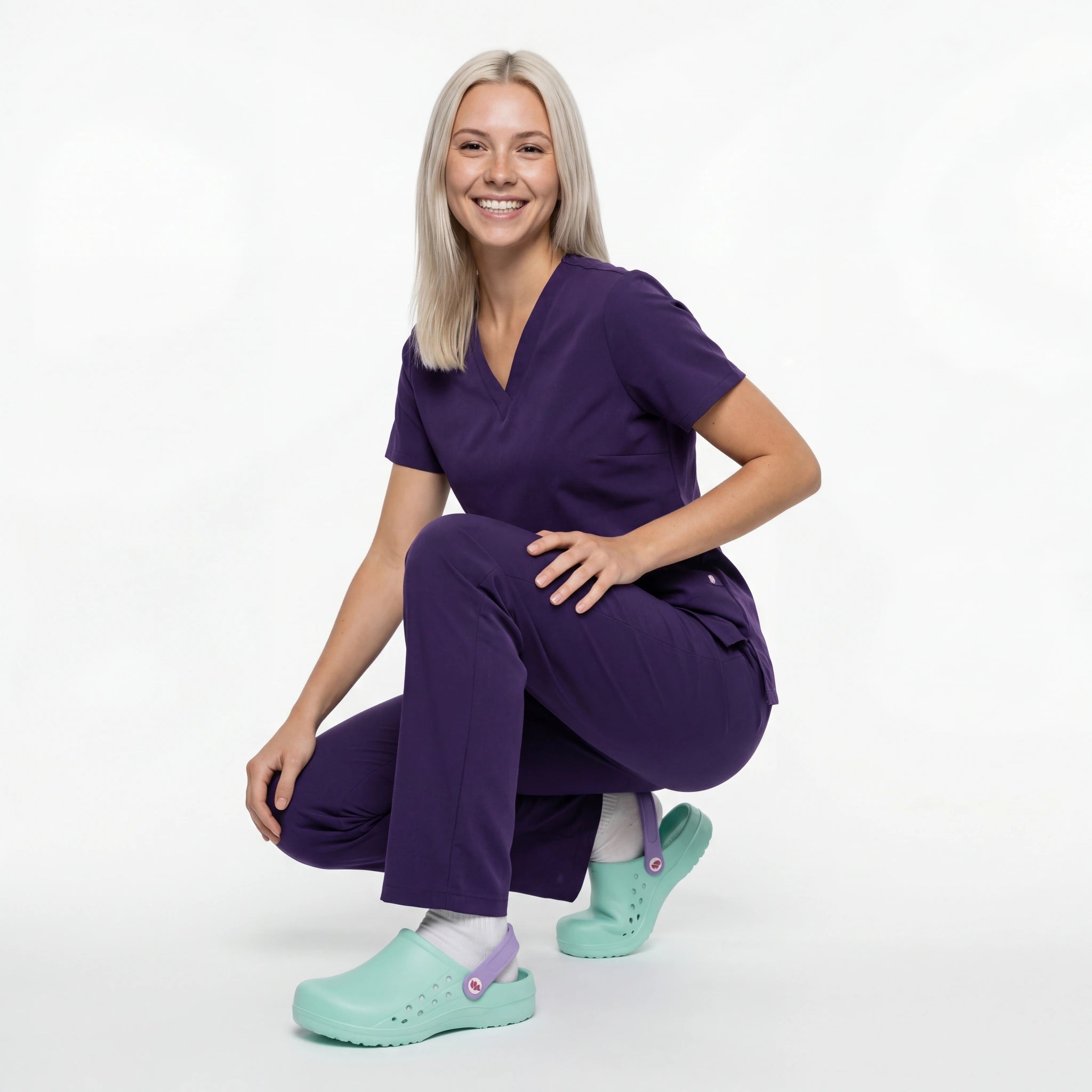 Zuecos para Enfermeras Aqua de Nurse is Love para enfermería y sanidad