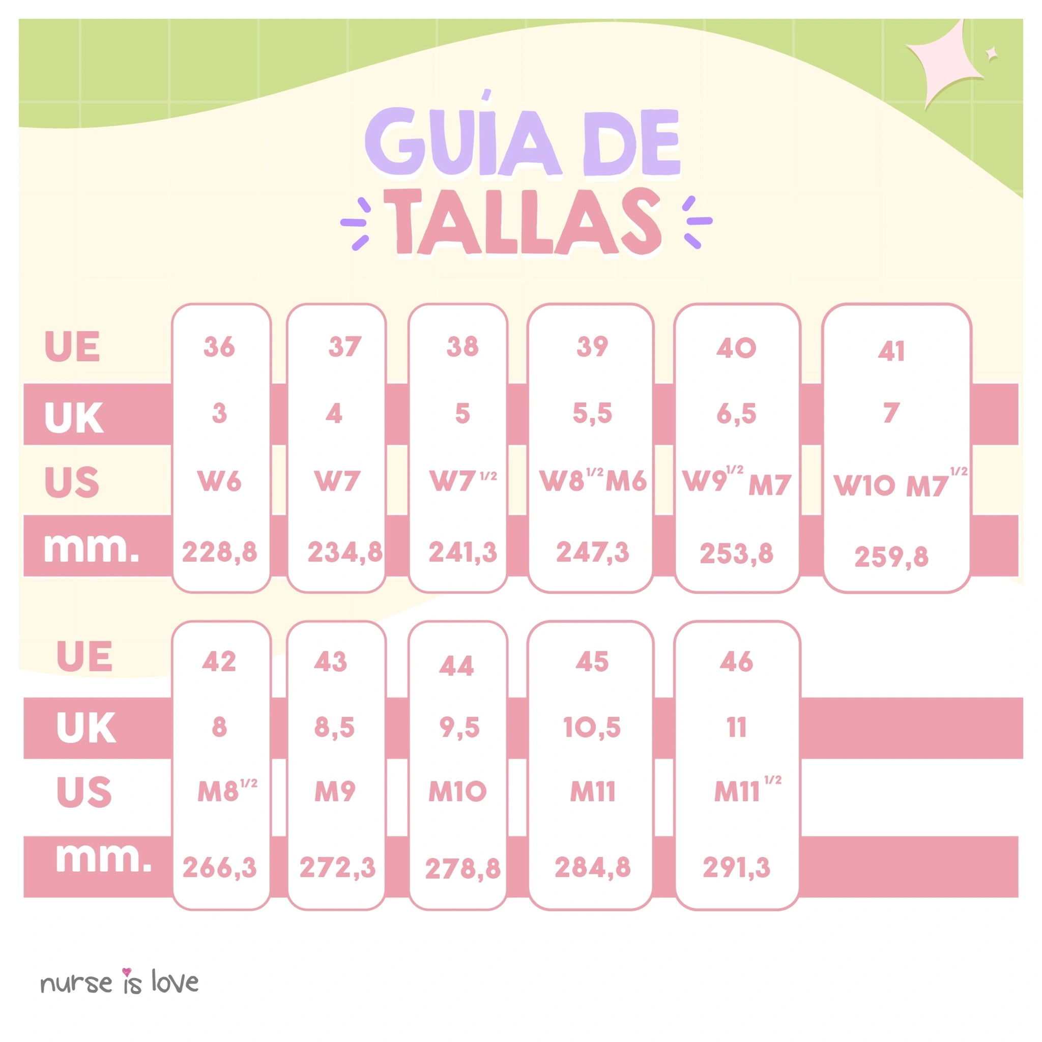 Zuecos para Enfermeras Aqua de Nurse is Love para enfermería y sanidad