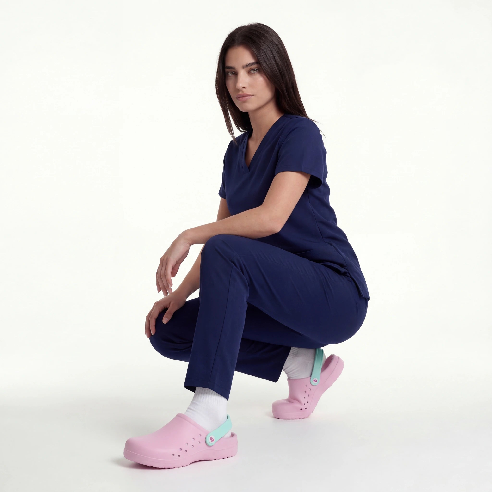 Zuecos para Enfermeras Rosa de Nurse is Love para enfermería y sanidad