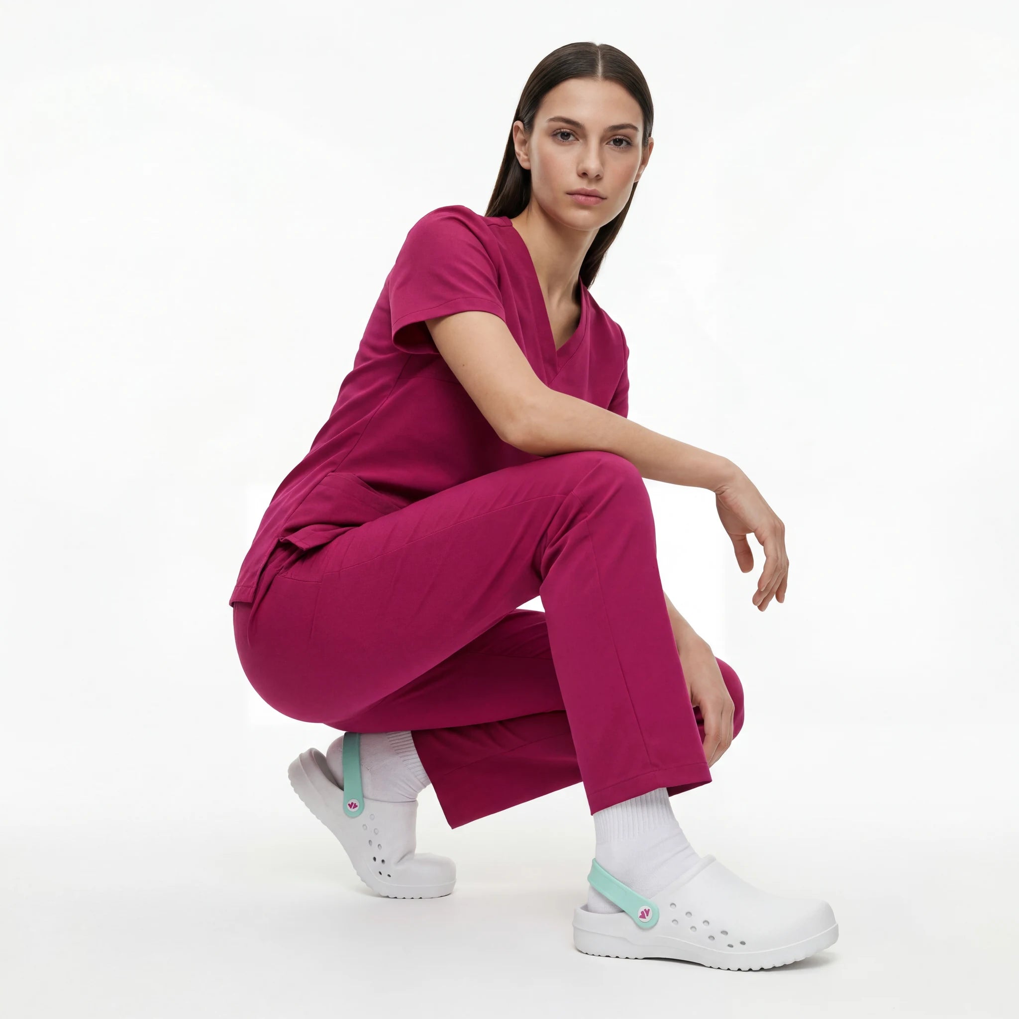 Zuecos para Enfermeras Blanco de Nurse is Love para enfermería y sanidad