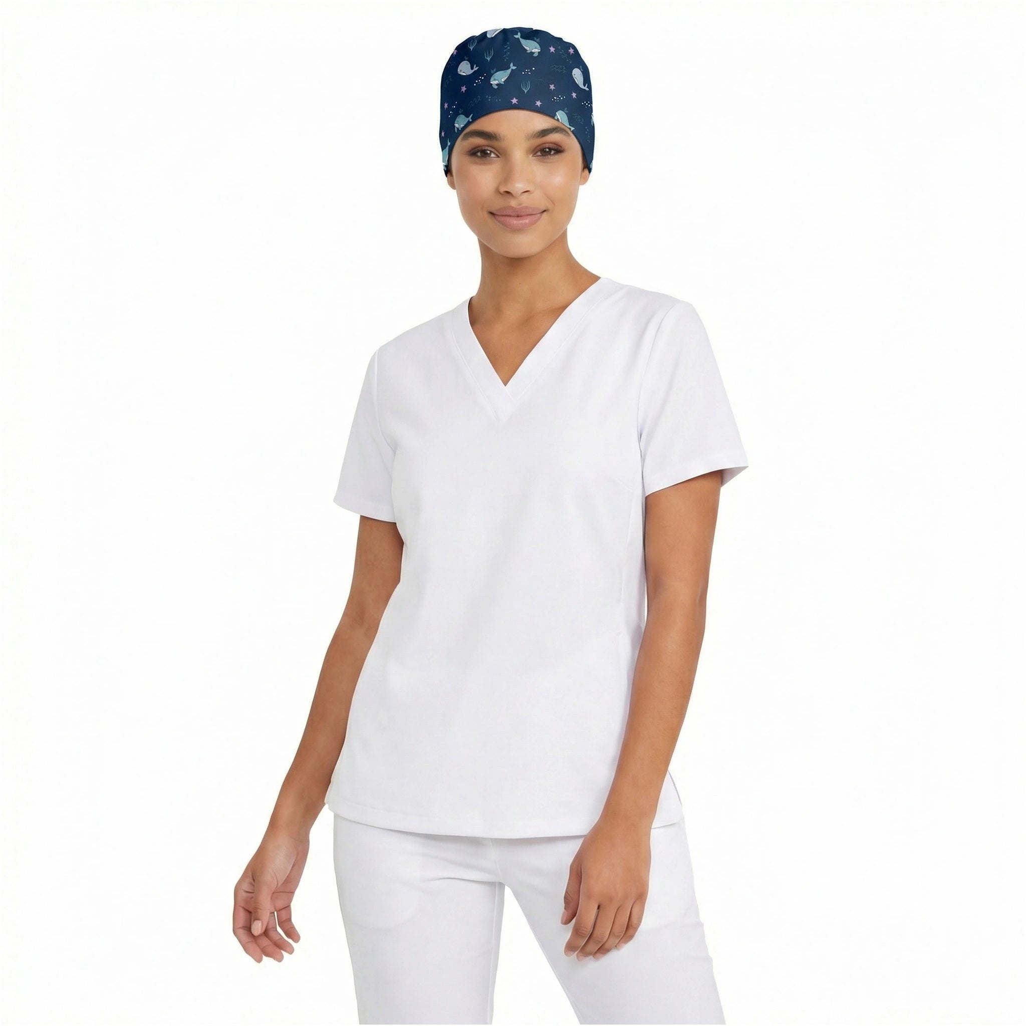 Gorro Ballenas Grandes para Enfermeras de Nurse is Love para enfermería y sanidad